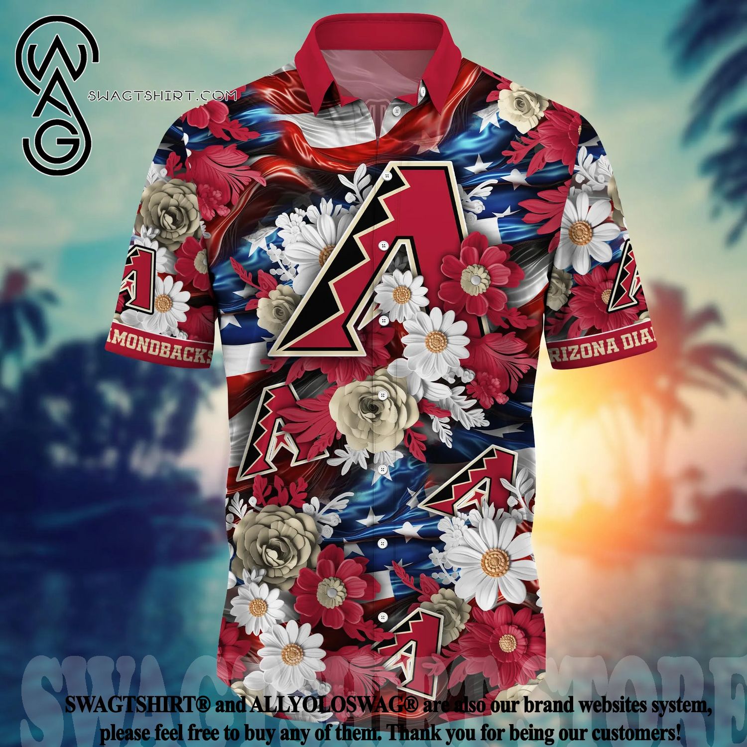 Arizona Diamondbacks Logo MLB Hawaiian Shirt - Best Seller Shirts Design In  Usa