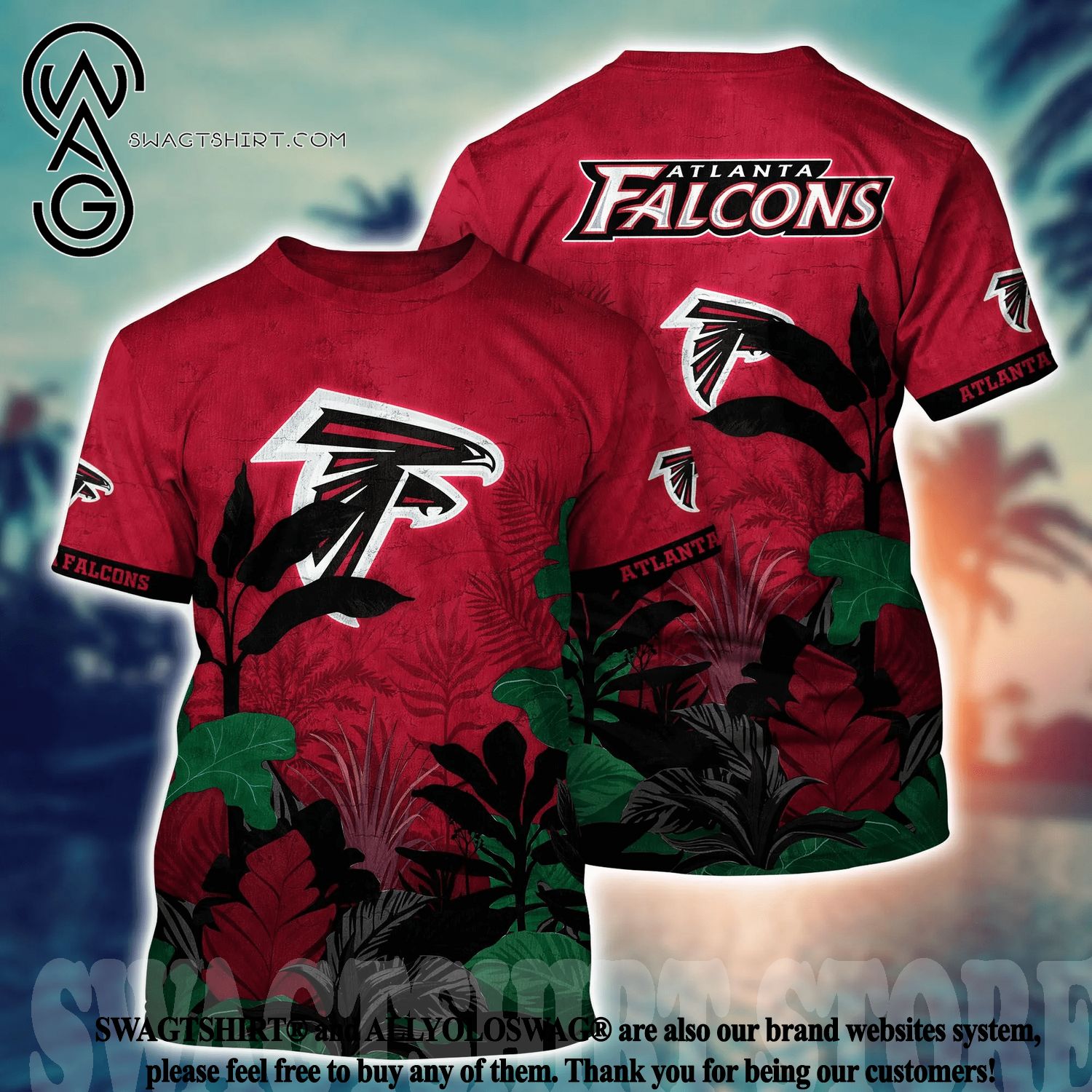 Top-selling Item] Atlanta Falcons Short 2 All Over Printed Hawaiian Shirt