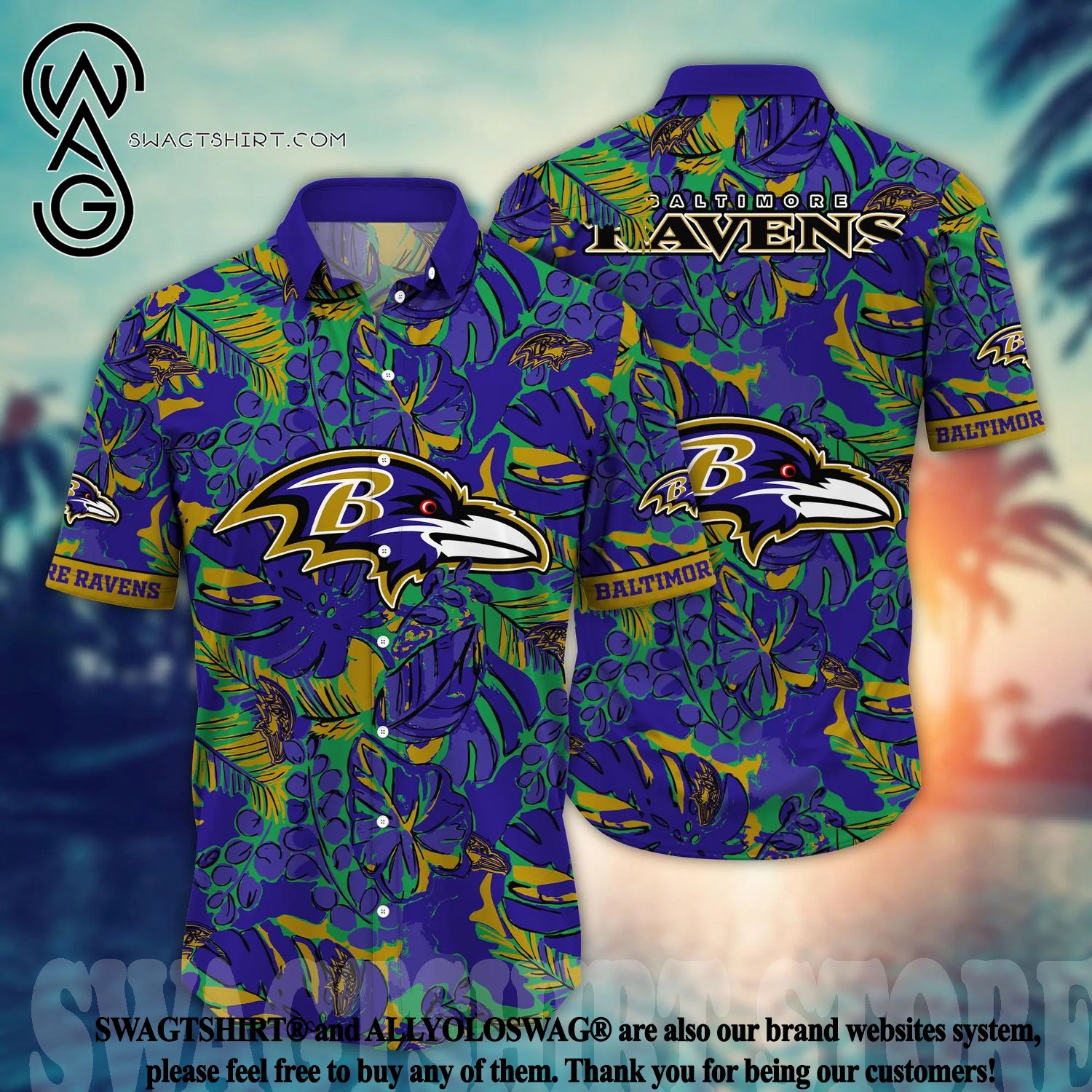 Baltimore Ravens NFL Flower Hawaiian Shirt Summer Football Best Idea For  Real Fans - Freedomdesign