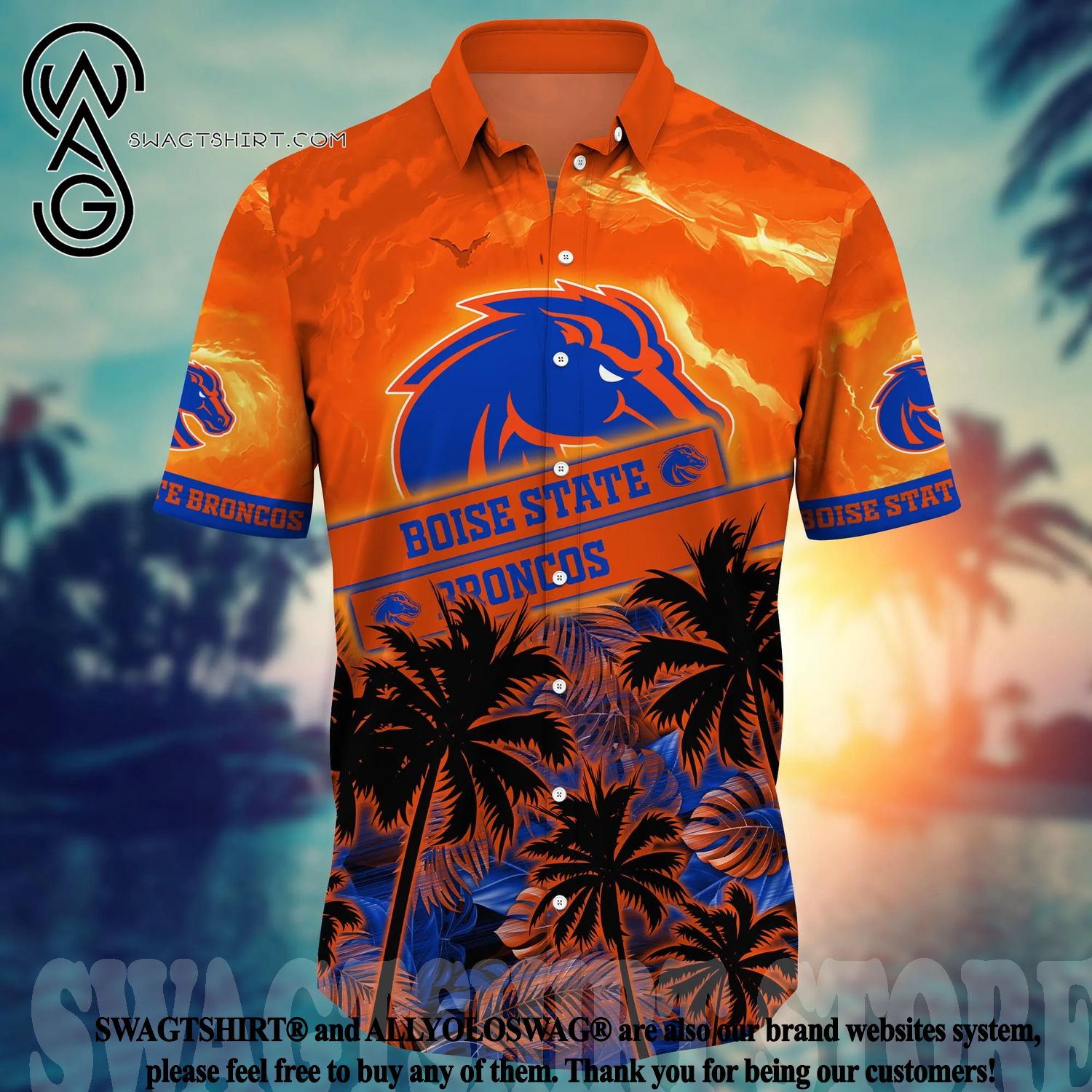 Boise State Broncos NCAA Us Flag Flower Button Up Hawaiian Shirt And 3D  Shirt, Boise State Broncos Football Gifts For Men - T-shirts Low Price