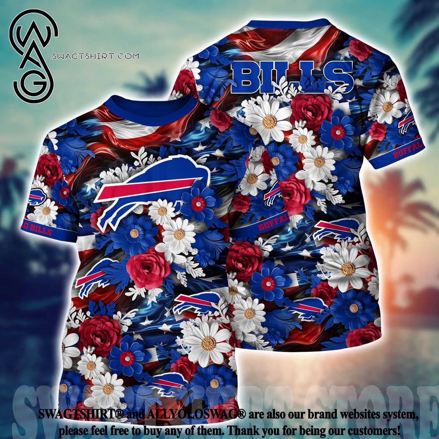 NFL Buffalo Bills Hawaiian Shirt,Aloha Shirt,Tropical Flower - Ingenious  Gifts Your Whole Family