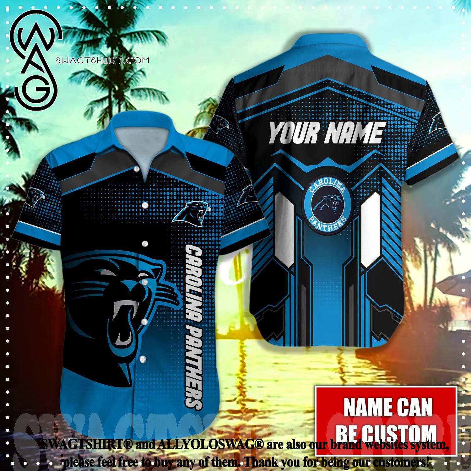 NFL Carolina Panthers Style Trending Model 9 Funny 3D NFL Hawaiian Shirt -  Bring Your Ideas, Thoughts And Imaginations Into Reality Today