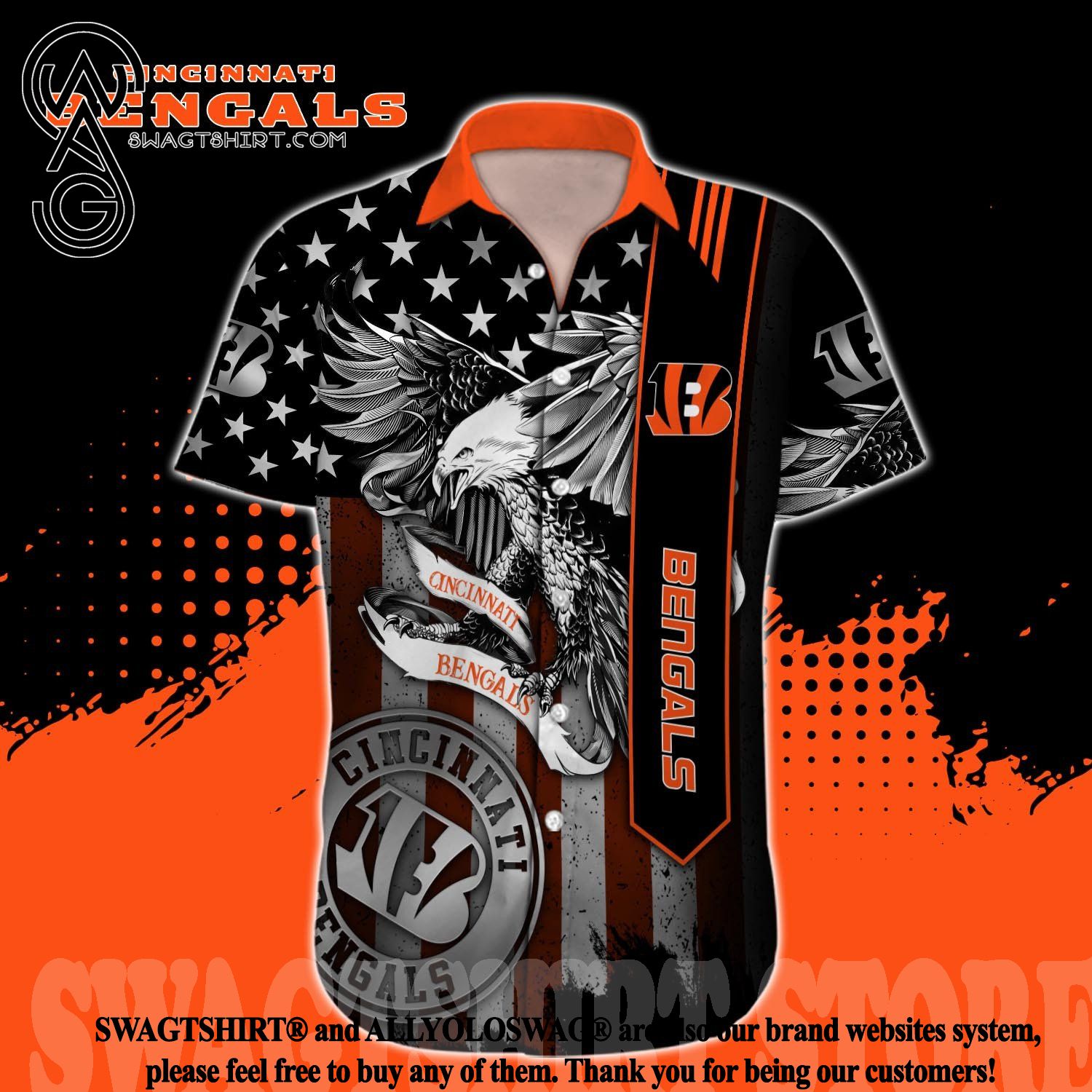 Best Selling Product] Cincinnati Bengals NFL Custom 3D All Over