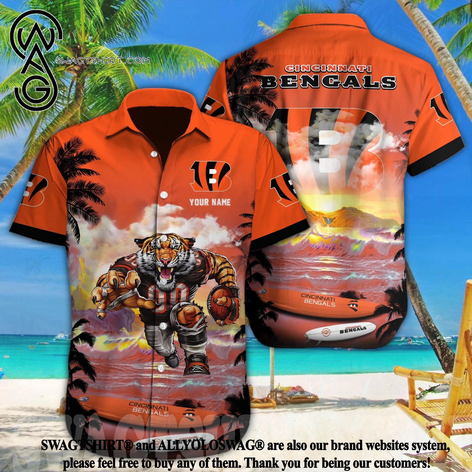 NFL T shirt 3D Custom Cincinnati Bengals T shirts Cheap For Fans