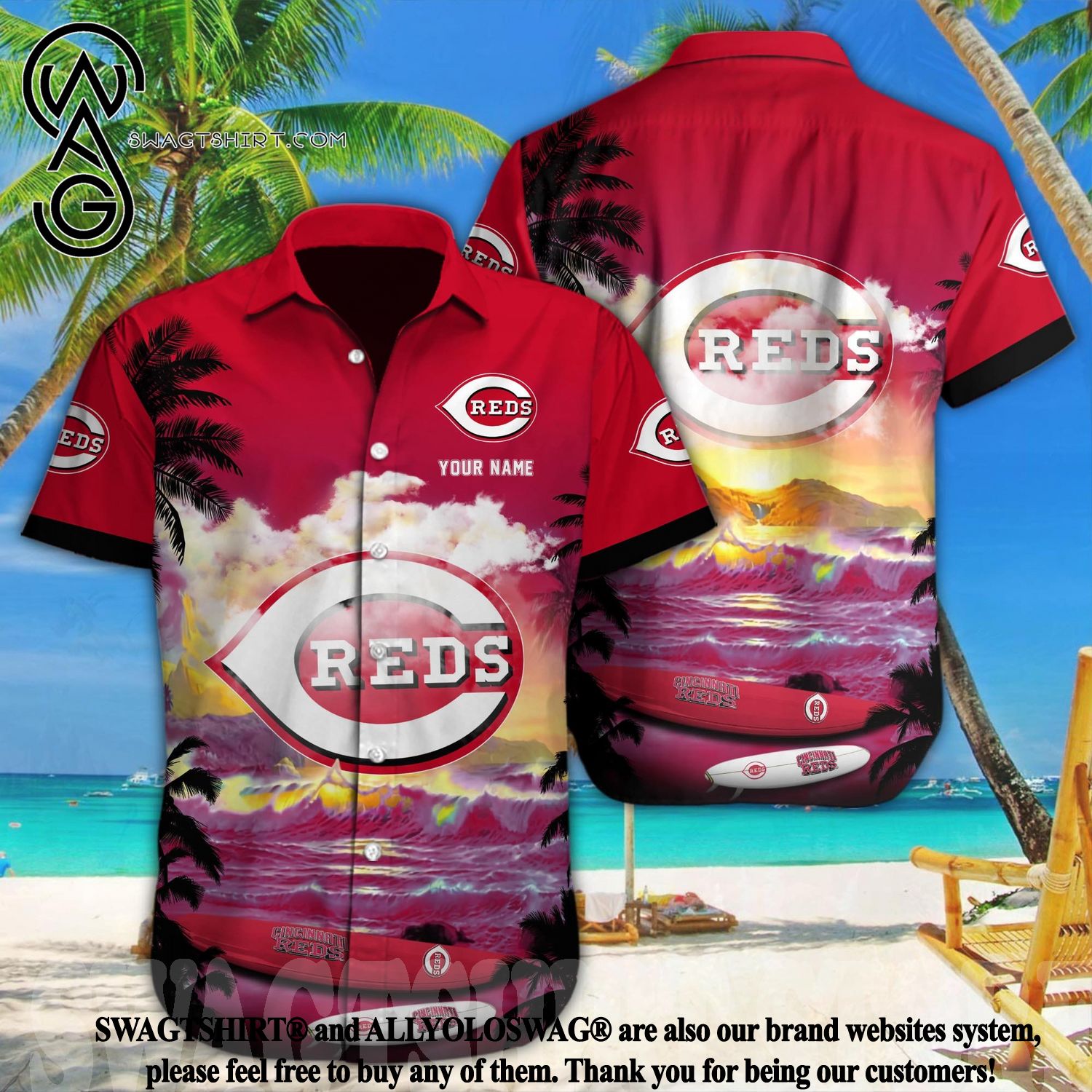TRENDING] Cincinnati Reds MLB-Personalized Hawaiian Shirt