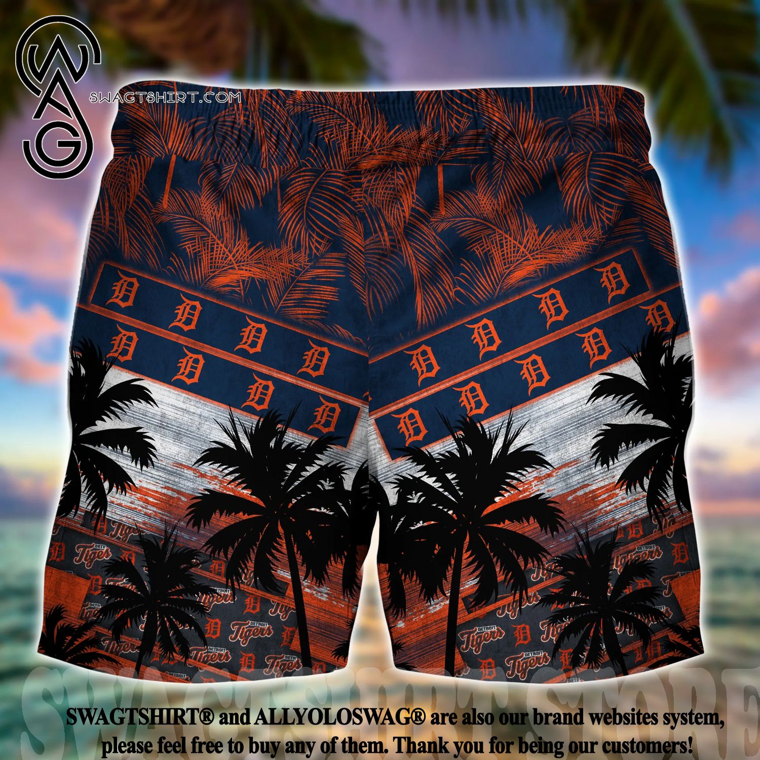 MLB Detroit Tigers Hawaiian Shirt Appealing Pattern Summer Beach