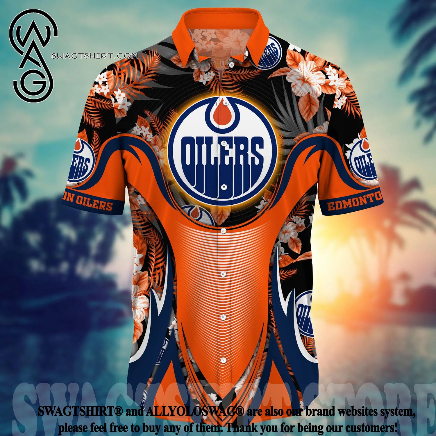 Top-selling Item] Edmonton Oilers Hockey Holiday Time Hawaiian Shirt