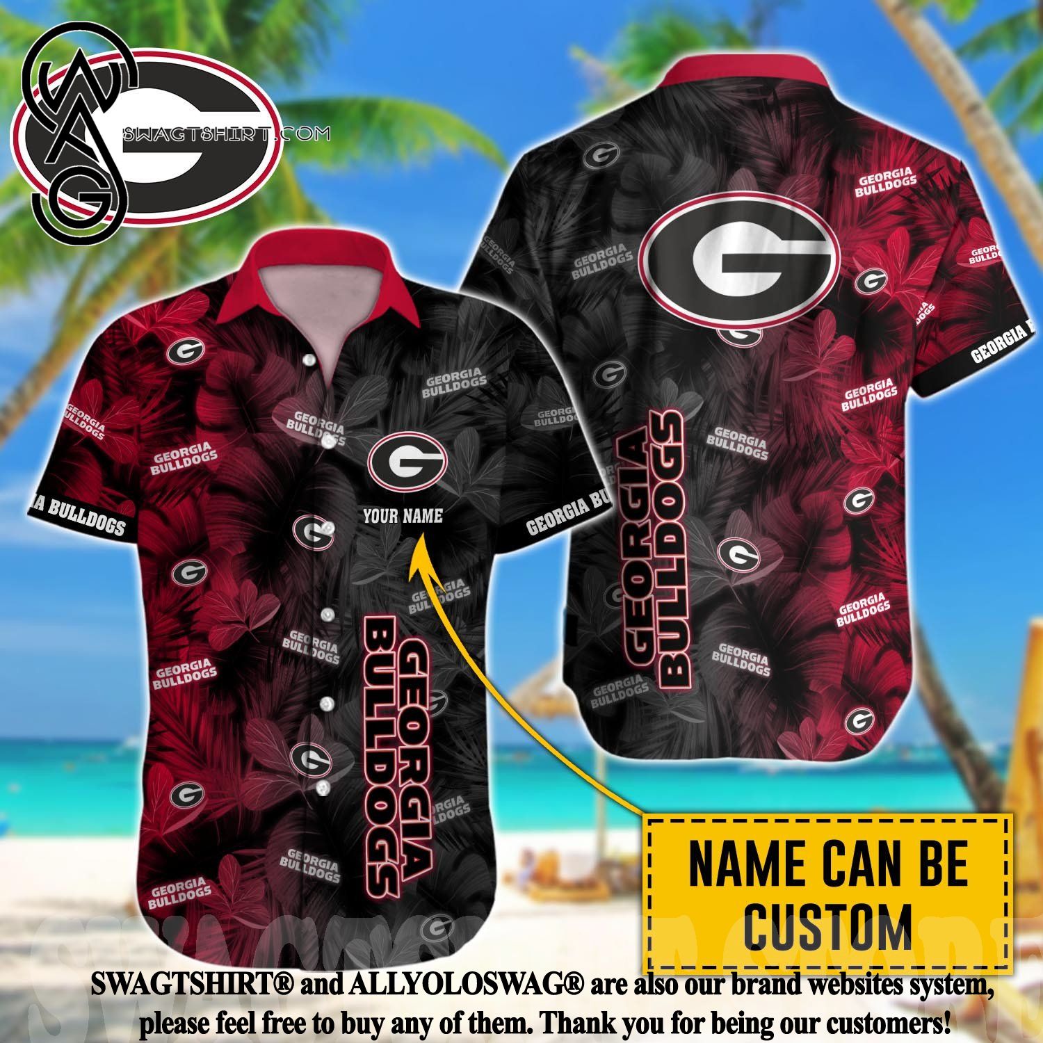 Top-selling item] custom name the georgia bulldogs full printing