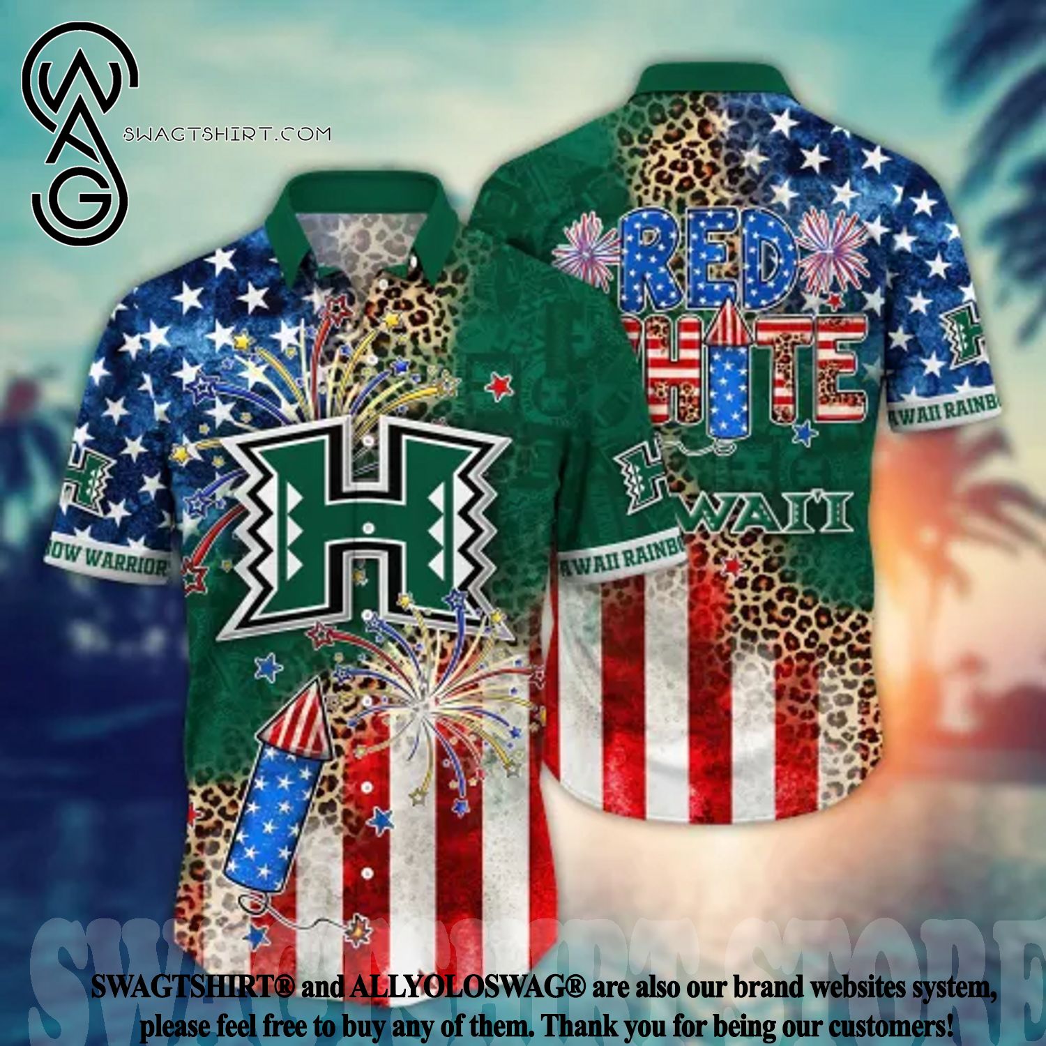 Hawaii Rainbow Warriors Flower MLB Baseball Jersey Shirt