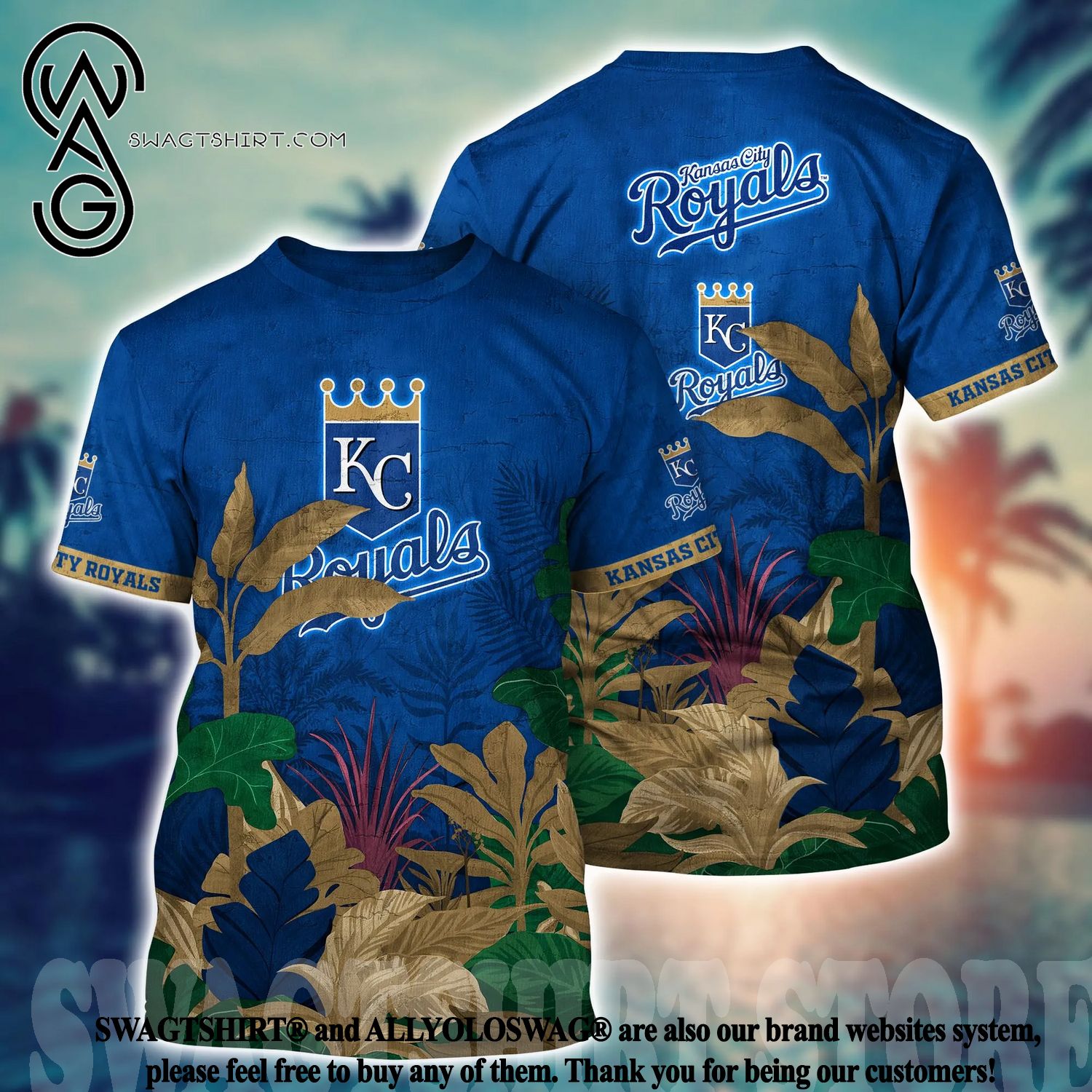 Best Selling Product] Kansas City Royals MLB Flower All Over Print Classic  Hawaiian Shirt