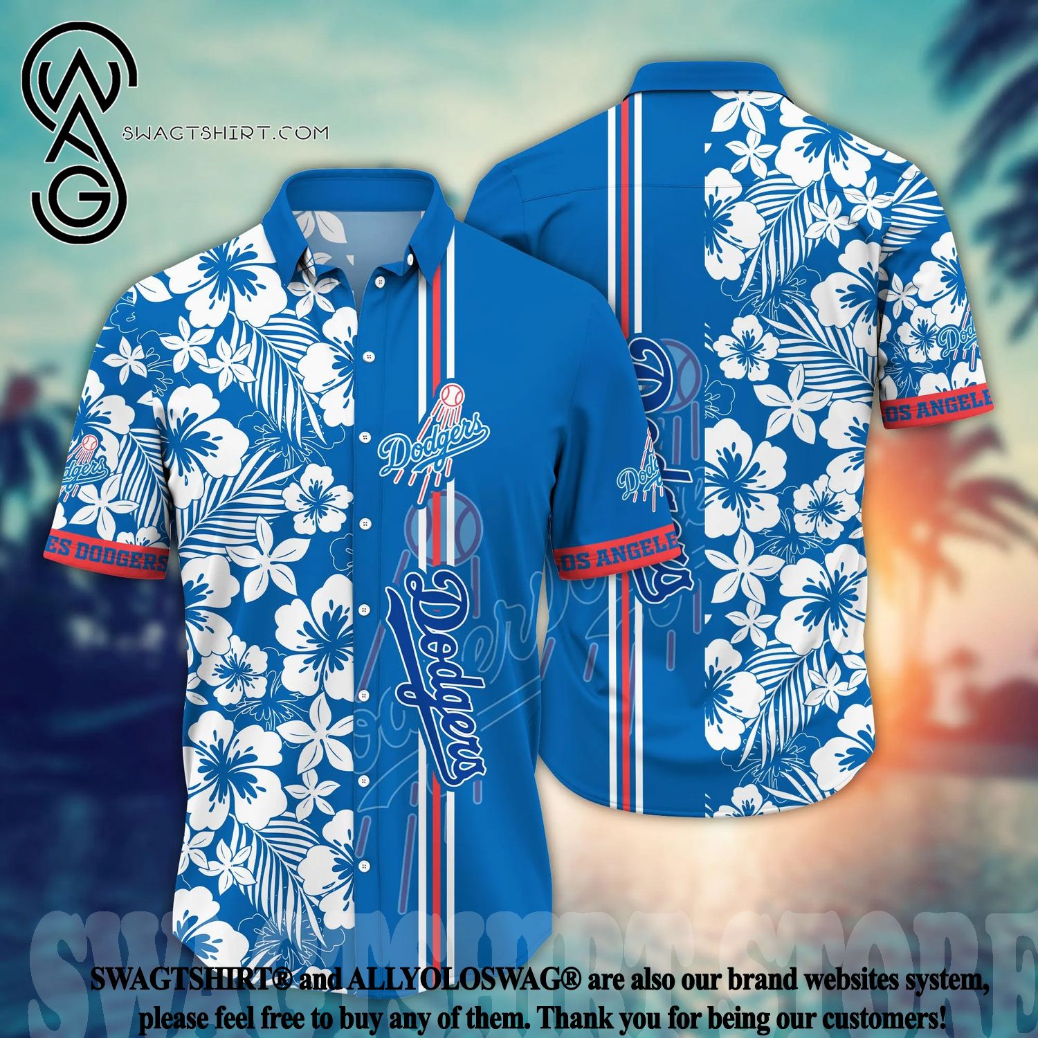 Los Angeles Dodgers Logo Hawaiian Shirt Men Dodgers Baseball Apparel Summer  Vacation Mlb - Best Seller Shirts Design In Usa