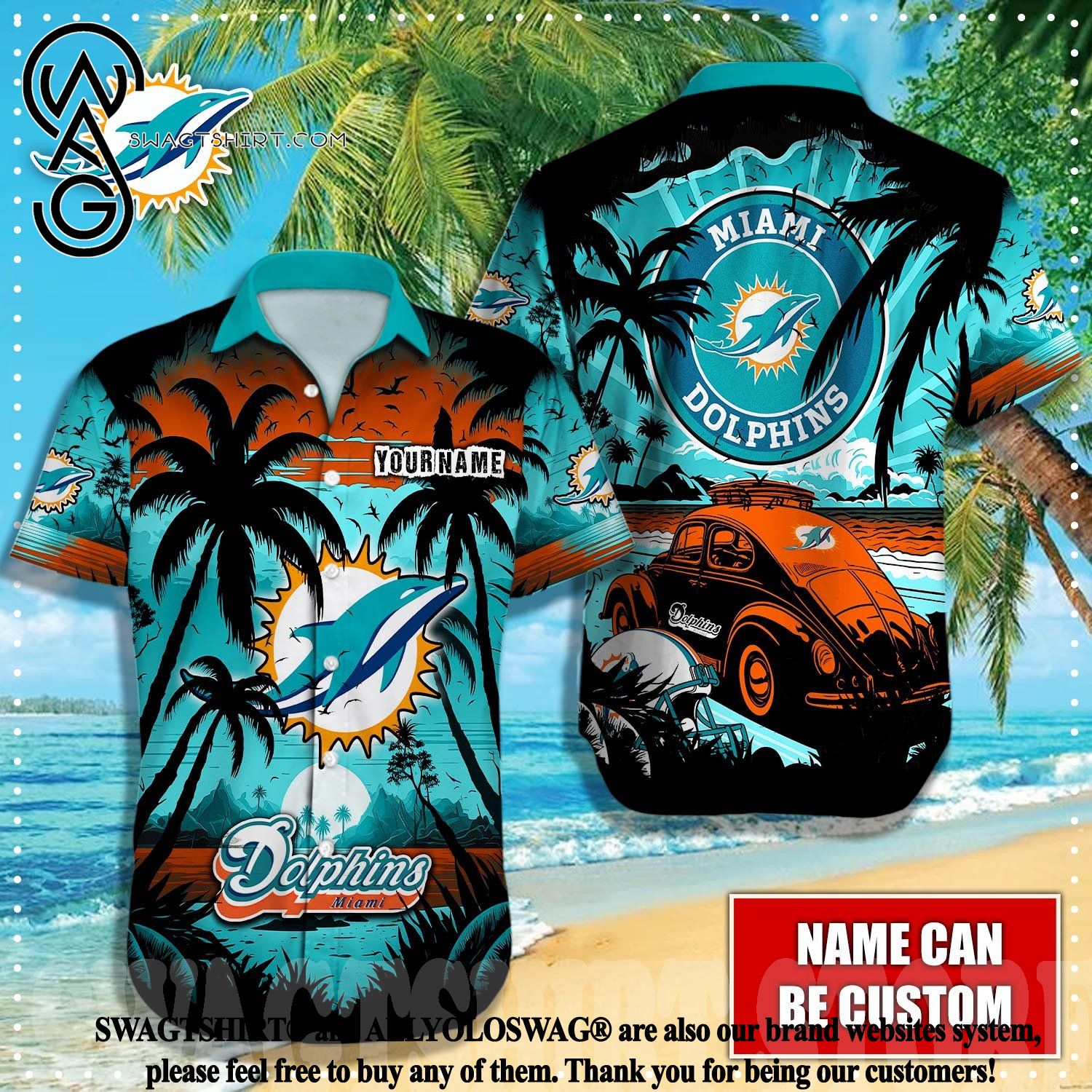 Miami Dolphins Hawaiian Shirt New Style Summer