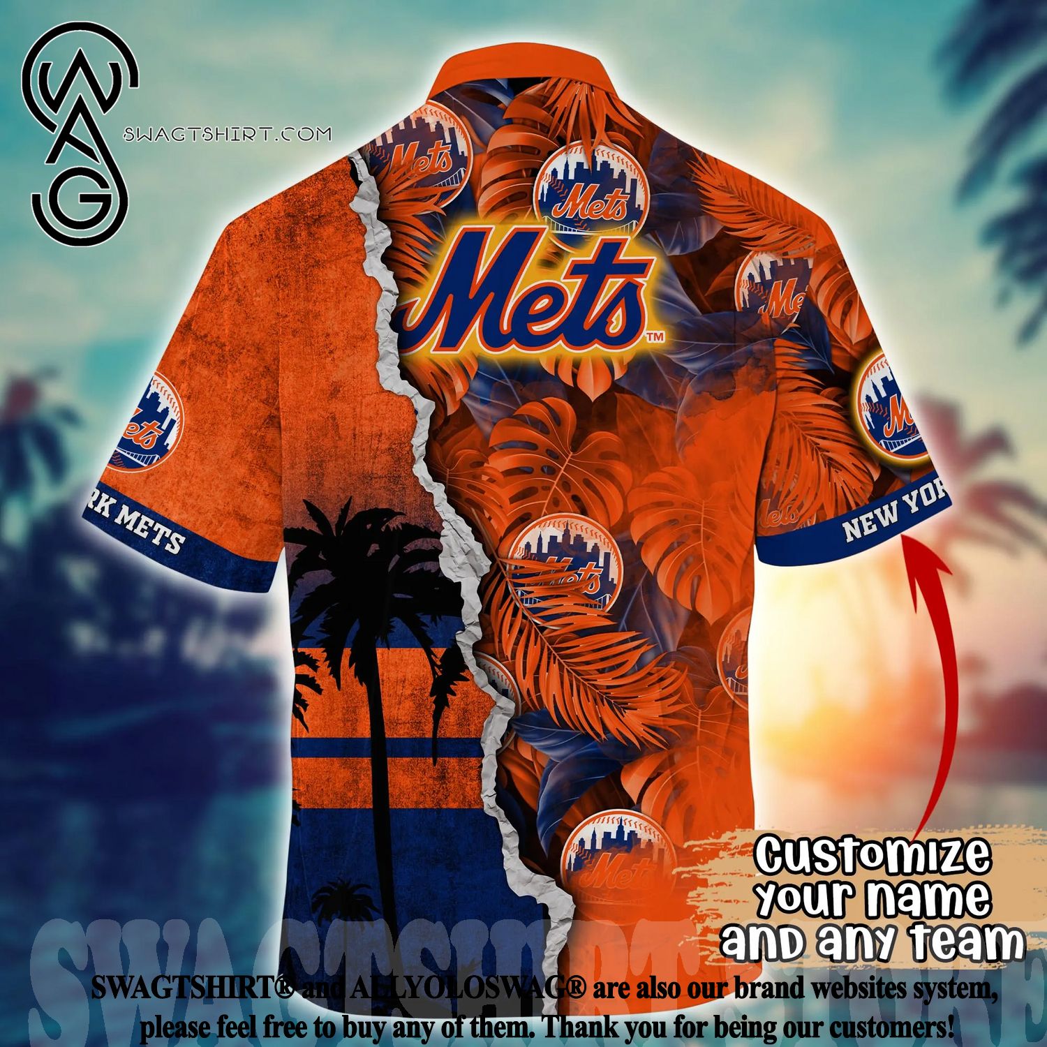 MLB New York Mets Grateful Dead Hawaiian Shirt