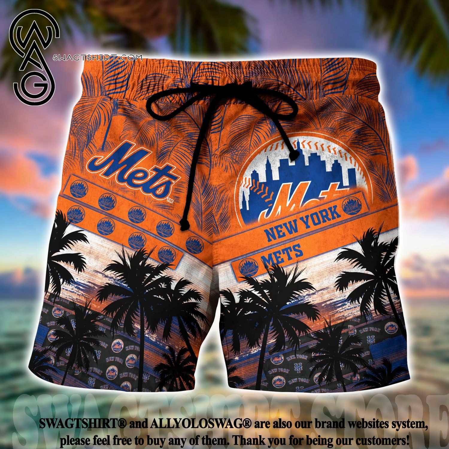 New York Mets MLB Palm tree Hawaiian Shirt - LIMITED EDITION