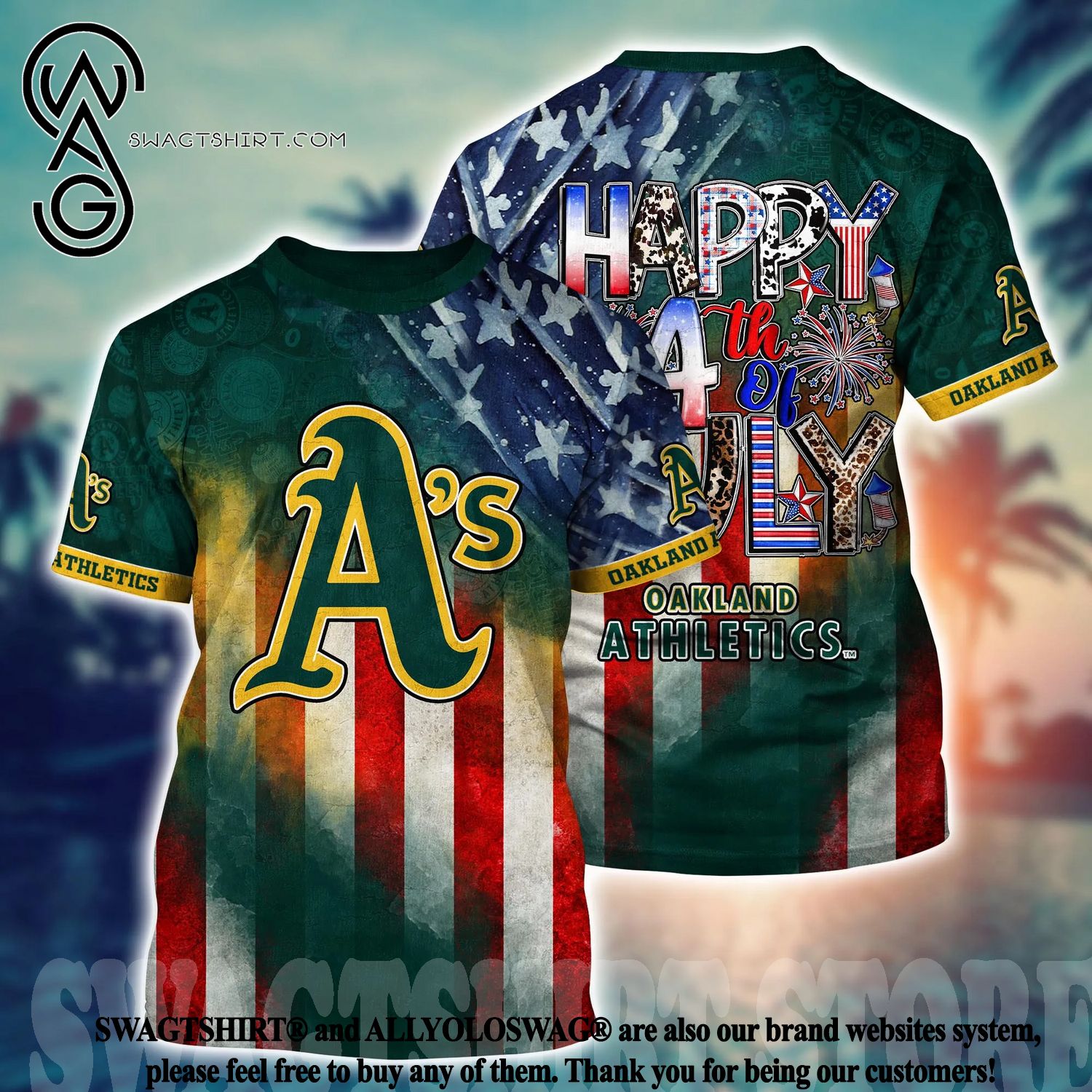 Oakland Athletics MLB Hawaiian Shirt Custom Long Days Aloha Shirt