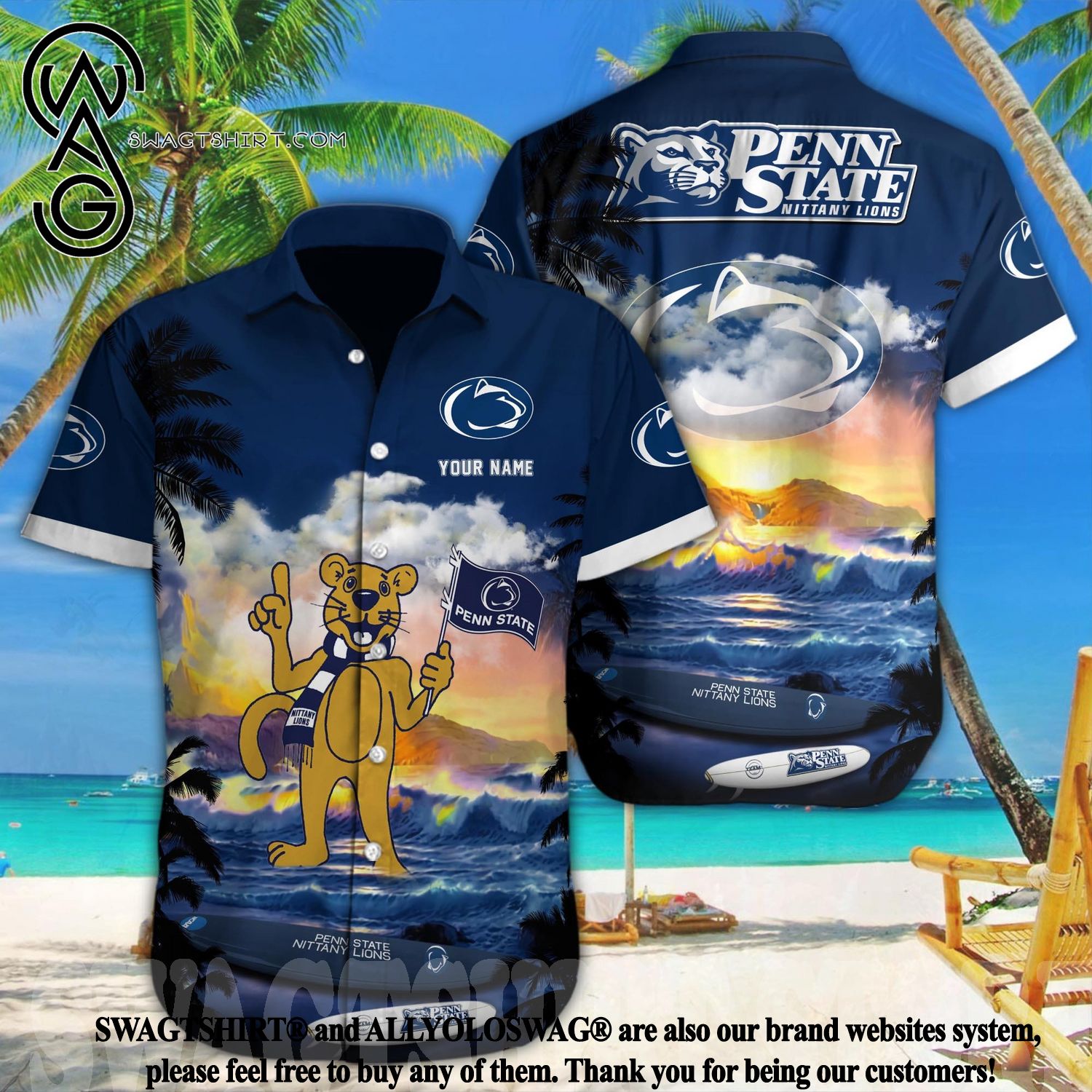 Penn State Nittany Lions Tiki Totem