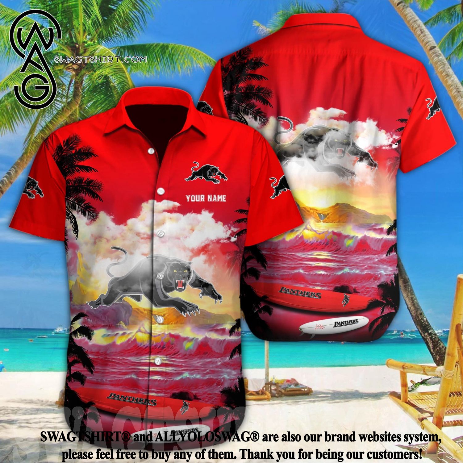 Tampa Bay Buccaneers NFL Custom Name Hawaiian Shirt Super Hot Design For  Fans