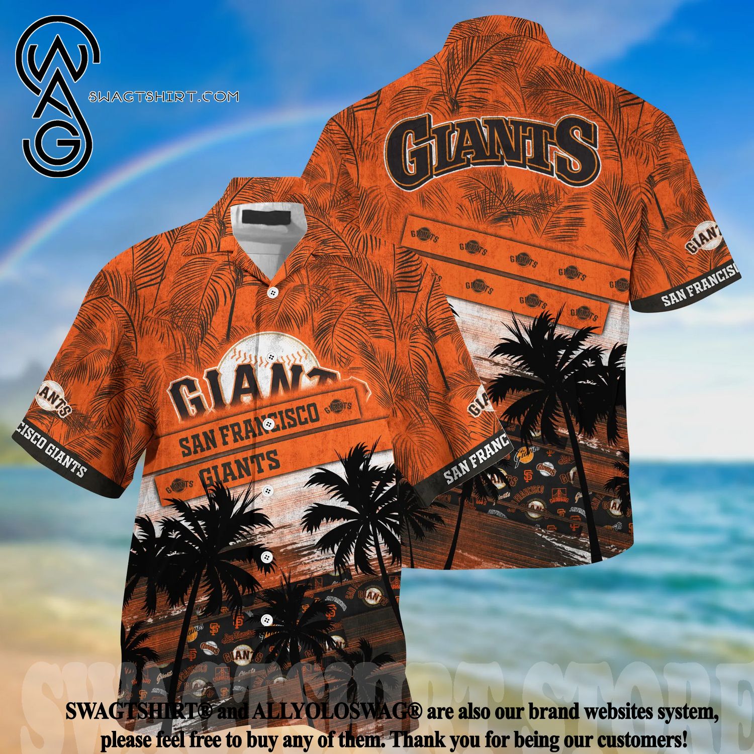 San Francisco Giants MLB Flower Full Print 3D Hawaiian Shirt - Limotees