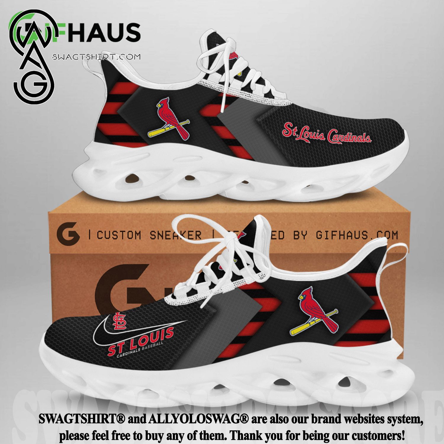 St louis cardinals max soul shoes l98 Max Soul Shoes - Inspire Uplift