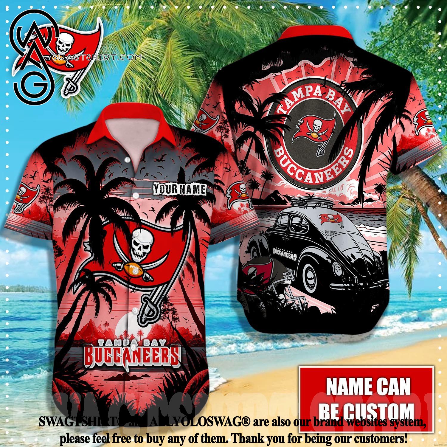 Tampa Bay Buccaneers Hawaiian Shirt – SportsDexter