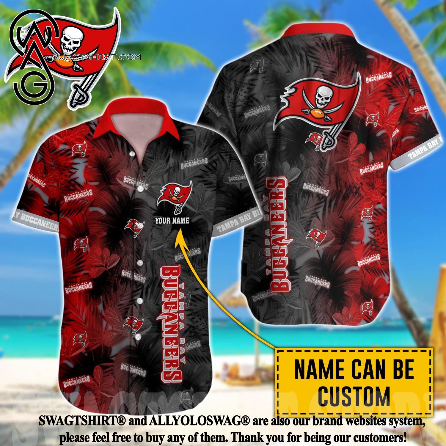 Tampa Bay Buccaneers NFL Flower Hawaiian Shirt Special Gift For