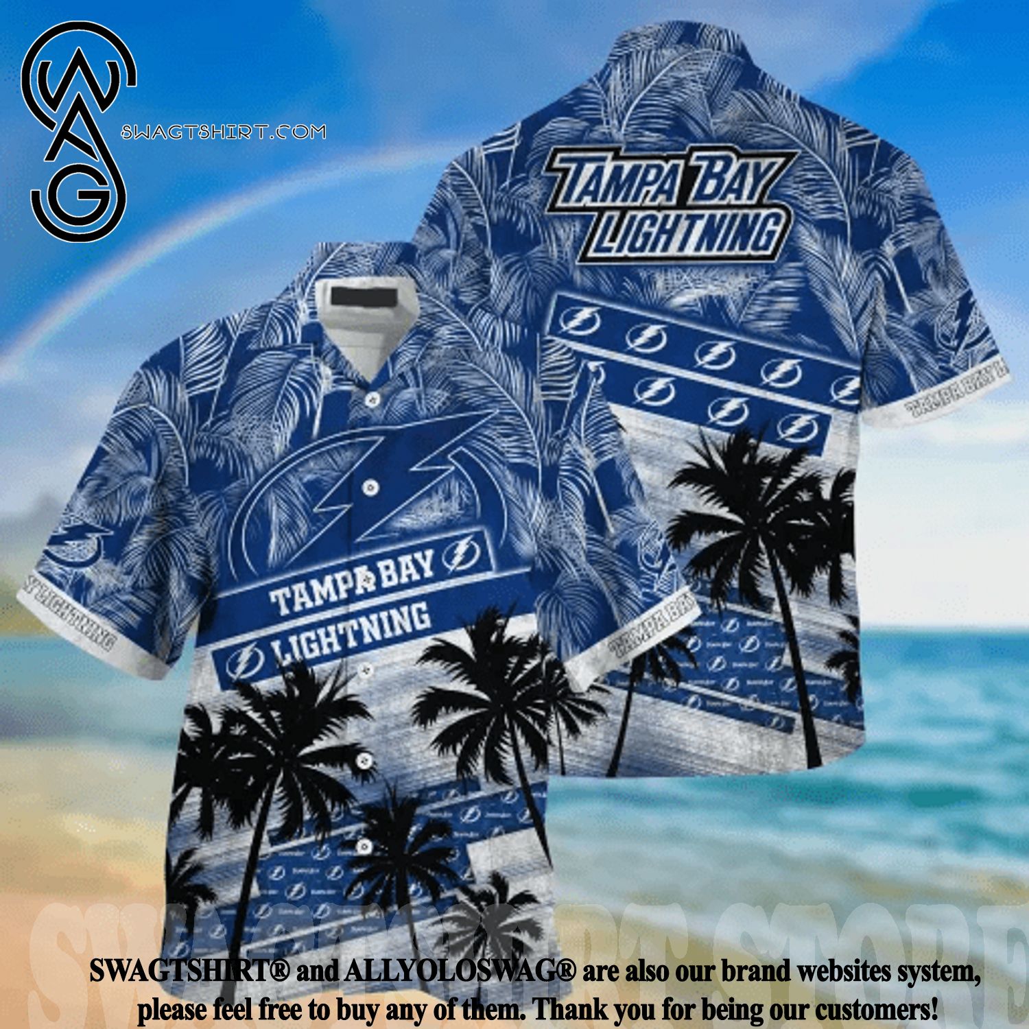 Tampa Bay Lightning NHL Flower Hawaiian Shirt For Men Women Gift For Fans -  Freedomdesign