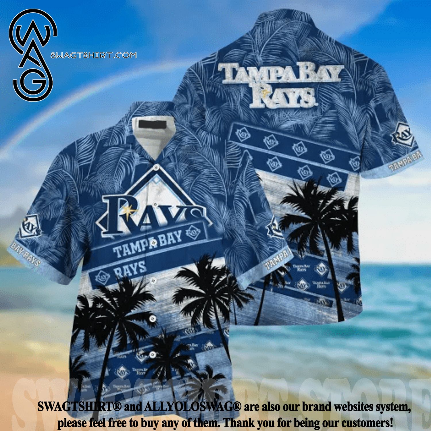 Tampa Bay Rays MLB Flower Hawaiian Shirt Style Gift For Fans