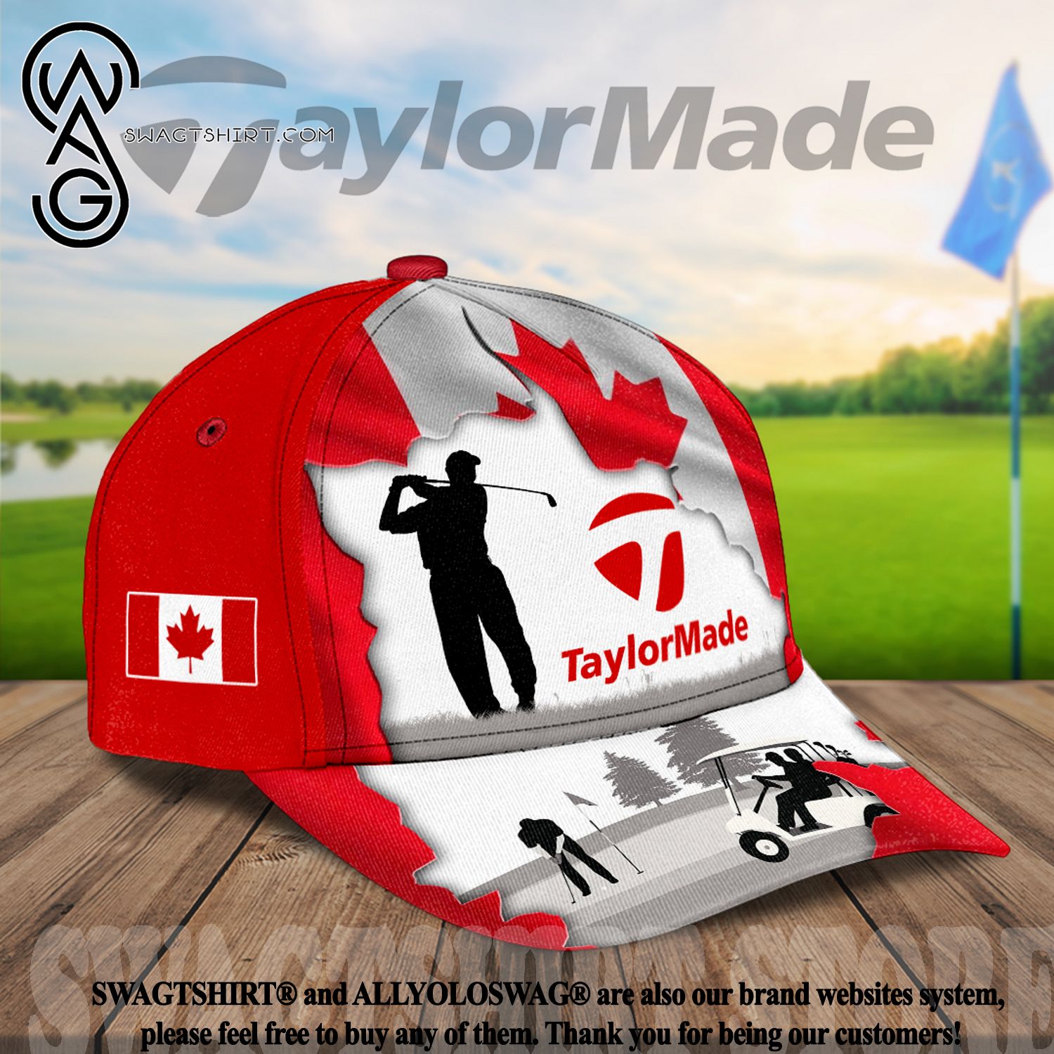 Top-selling Item] TaylorMade x Canada Flag New Version Shirt