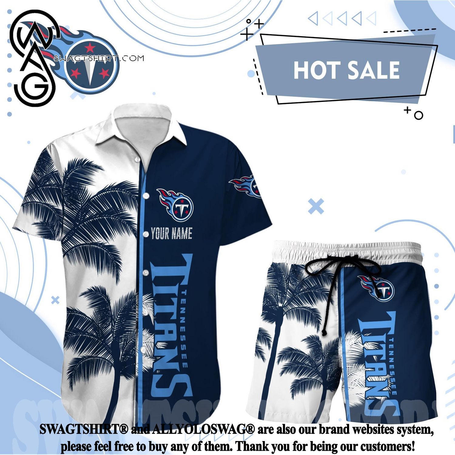 Tennessee Titans NFL Custom Name Hawaiin Shirt Best Design For Men