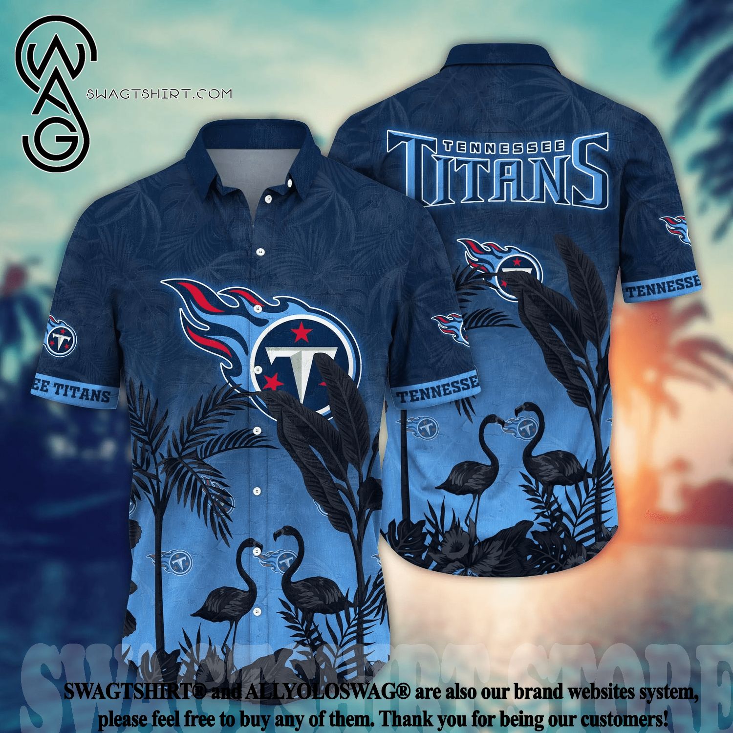 Best selling products] The Tennessee Titans All Over Printed