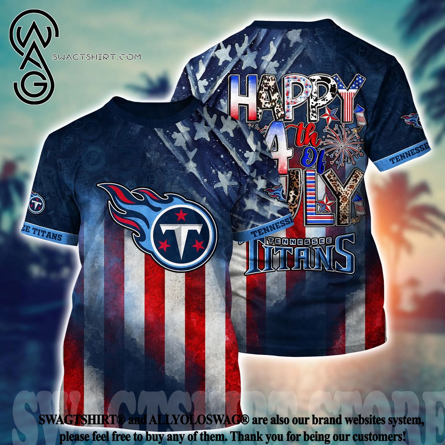 Tennessee Titans, American football club, creative 3D logo, blue