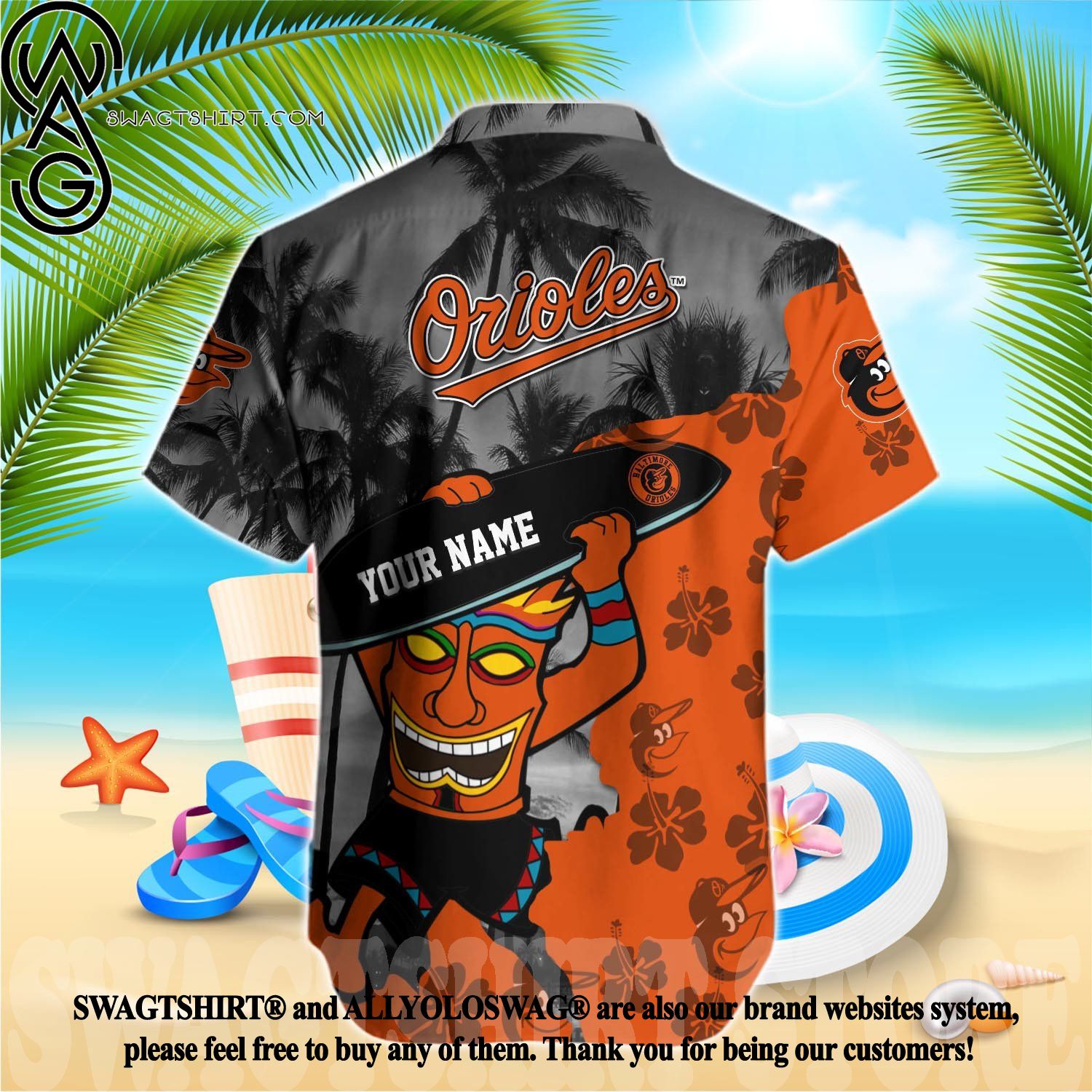 Orioles Hawaiian Shirt Parrot Summer Beach Baltimore Orioles Gift -  Personalized Gifts: Family, Sports, Occasions, Trending