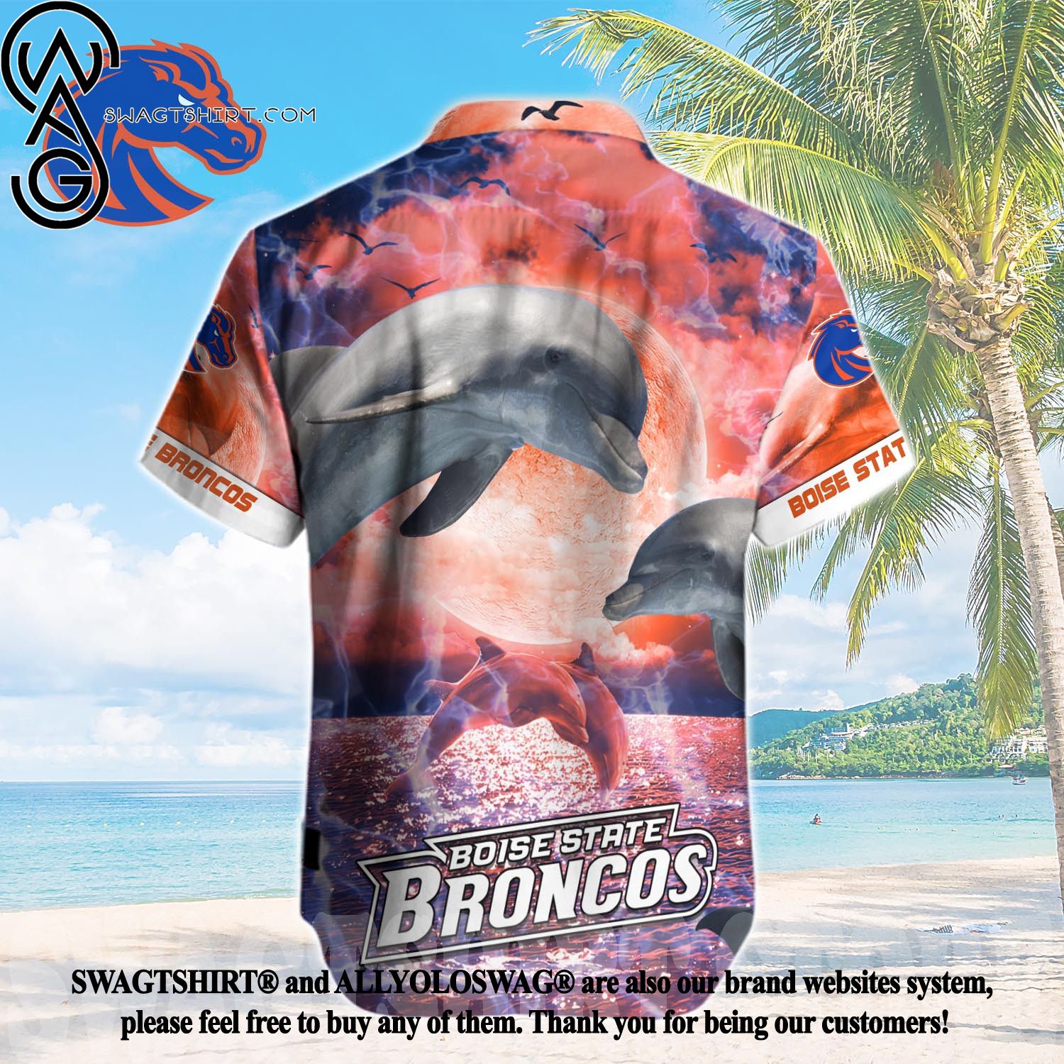 Boise State Broncos NCAA1 Hawaiian Shirt Star Pattern Best Trend Summer Gift