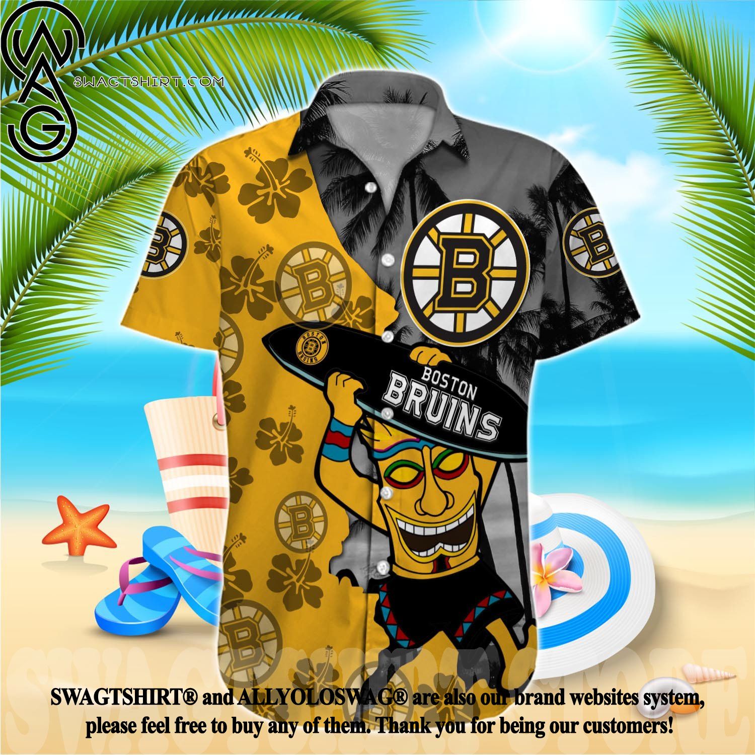 Boston Bruins Sport Hawaii Tropical 3D Hawaiian Shirt 3D Hawaiian Shirt For  Men And Women - Banantees