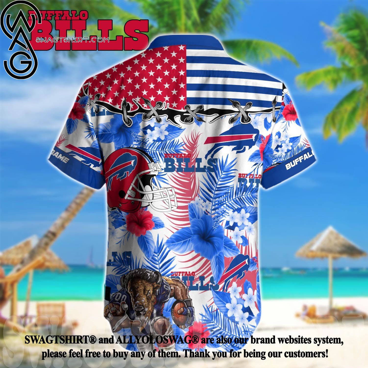 Best Selling Product] Buffalo Bills Best Combo 3D Hawaiian Shirt