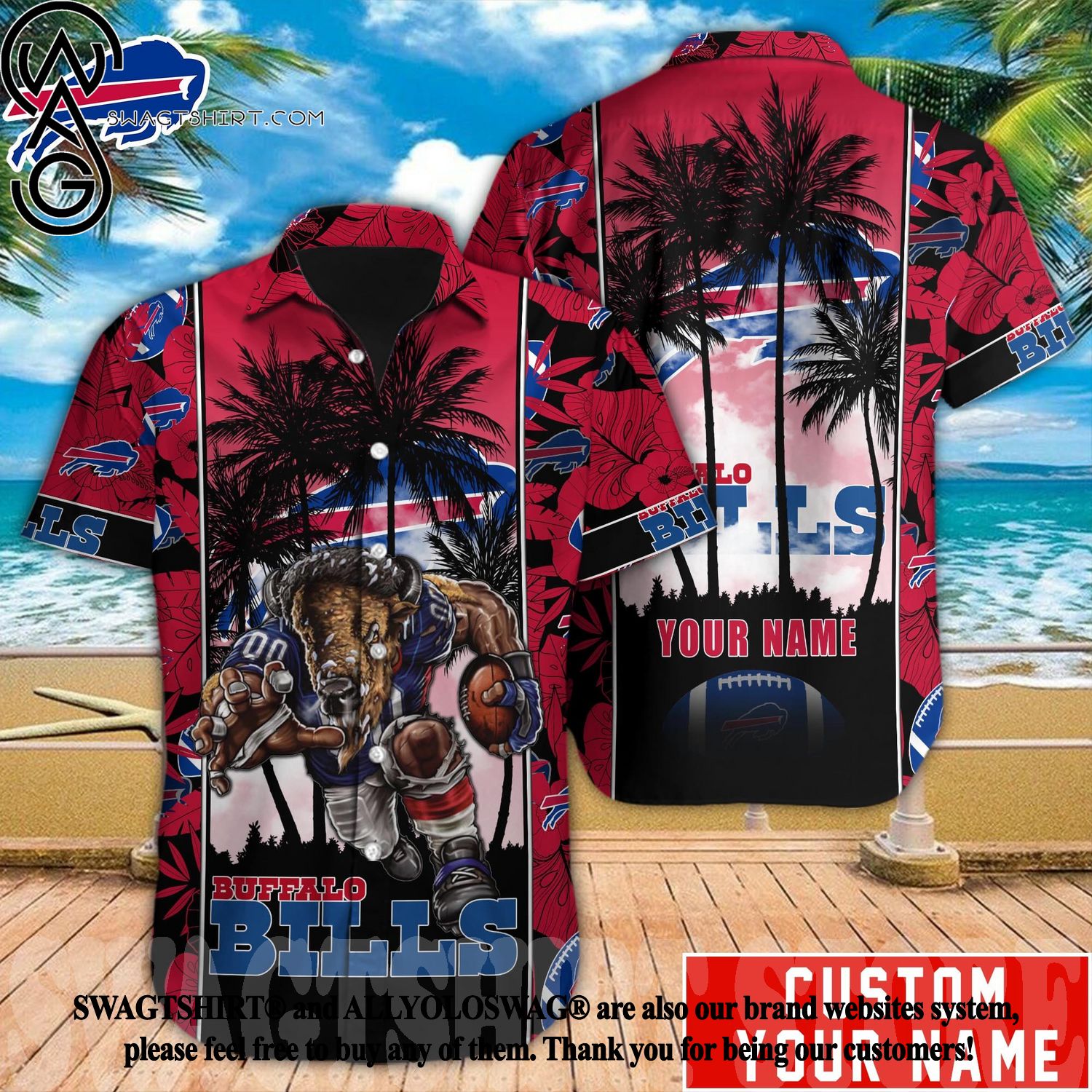 TRENDING] Buffalo Bills NFL Hawaiian Shirt, Retro Vintage Summer