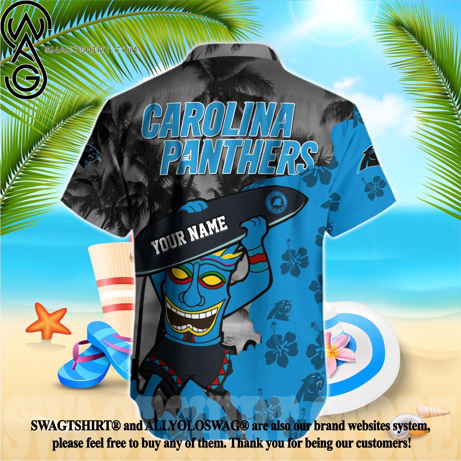 Carolina Panthers NFL 3D All Over Print Shirt