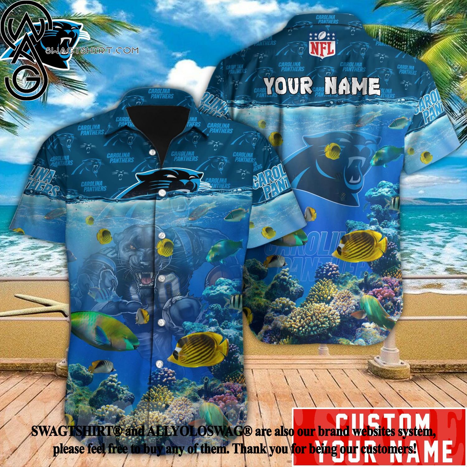 NEW Carolina Panthers NFL Hawaiian Shirt, 52% OFF