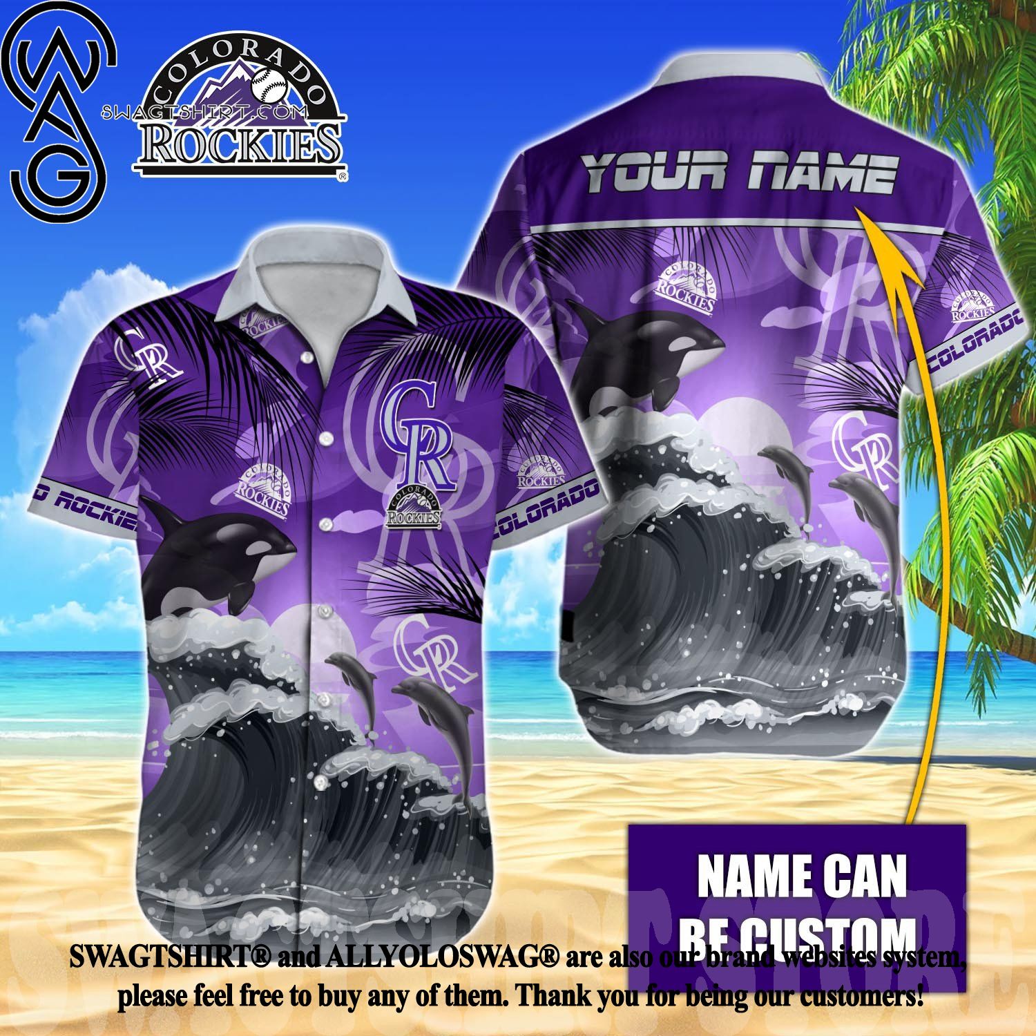 Colorado Rockies MLB Hawaiian Shirt - Limotees