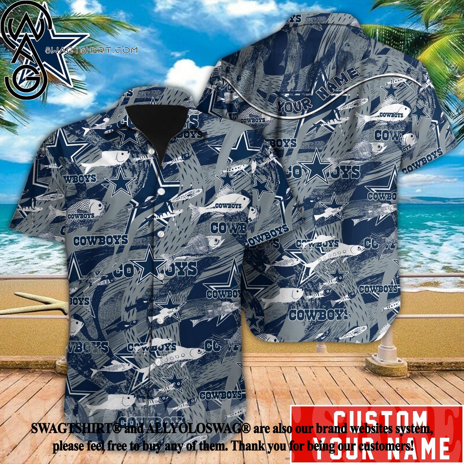 Dallas Cowboys Coolest Hawaiian Shirt – SportsDexter