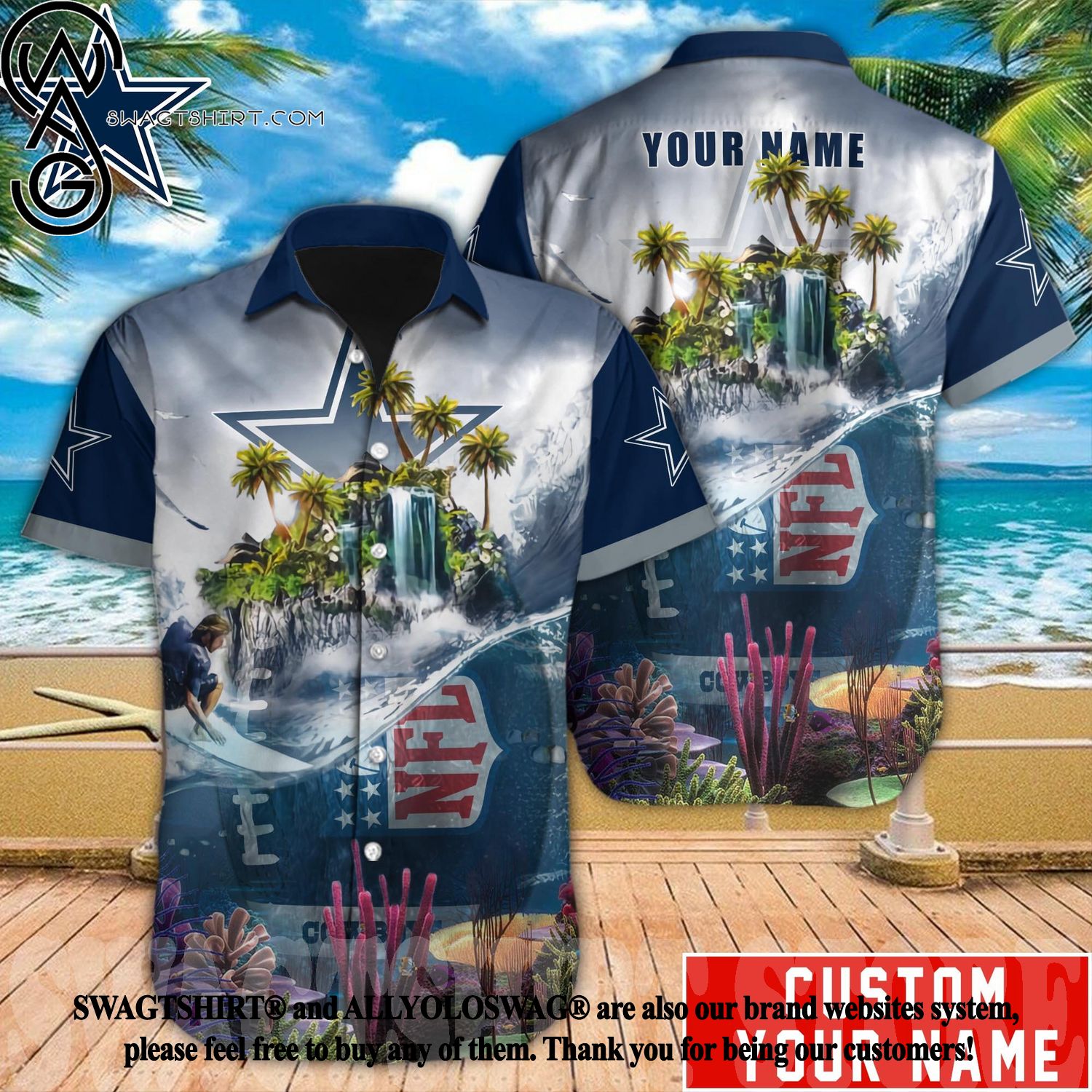 Personalized Dallas Cowboys Custom Hawaiian shirts 2021 - Dallas