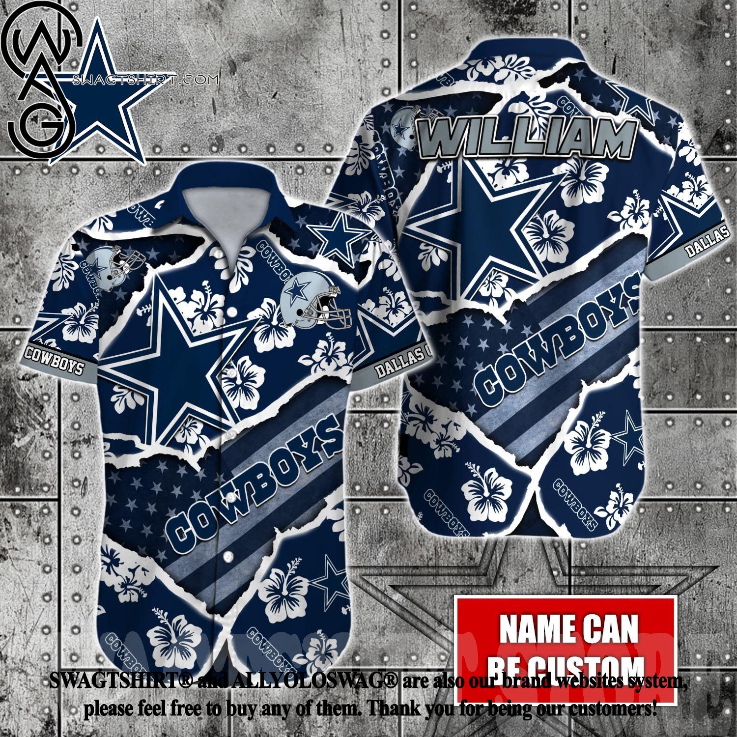 Best Selling Product] Dallas Cowboys NFL Unisex Hawaii Shirt