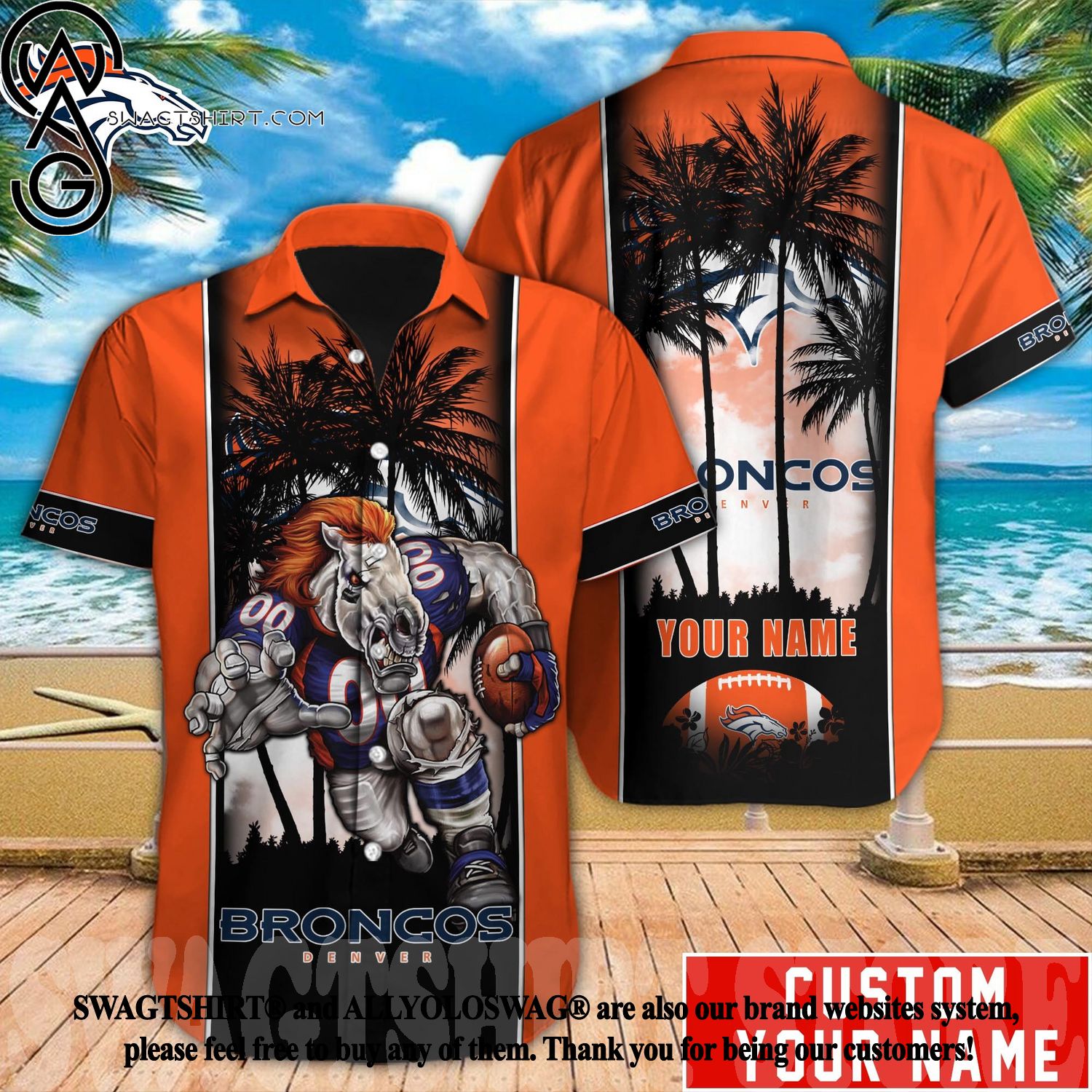 Best Selling Product] Denver Broncos NFL For Sport Fan Full Printing  Hawaiian Beach Shirt