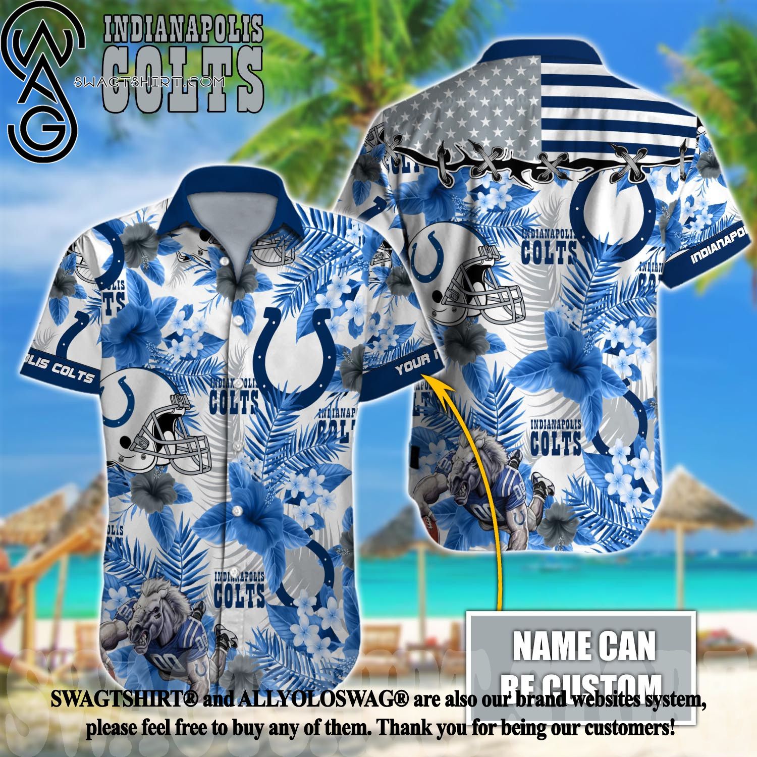 Indianapolis Colts NFL Football 3D Hawaiian Shirt And Shorts For Men And  Women Gift Fans - Freedomdesign