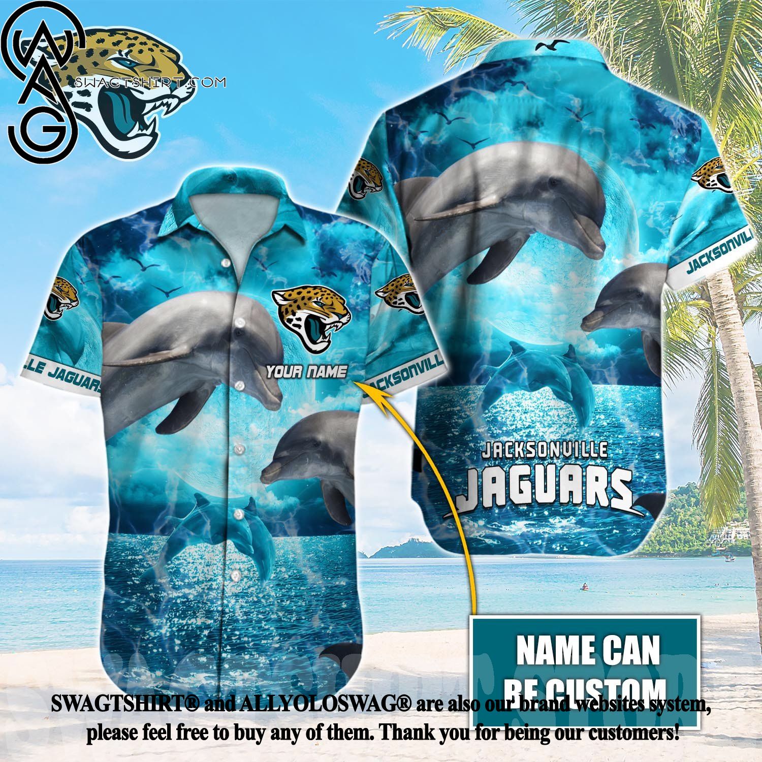 NFL T shirt Cheap 3D Custom Jacksonville Jaguars T shirts For Sale