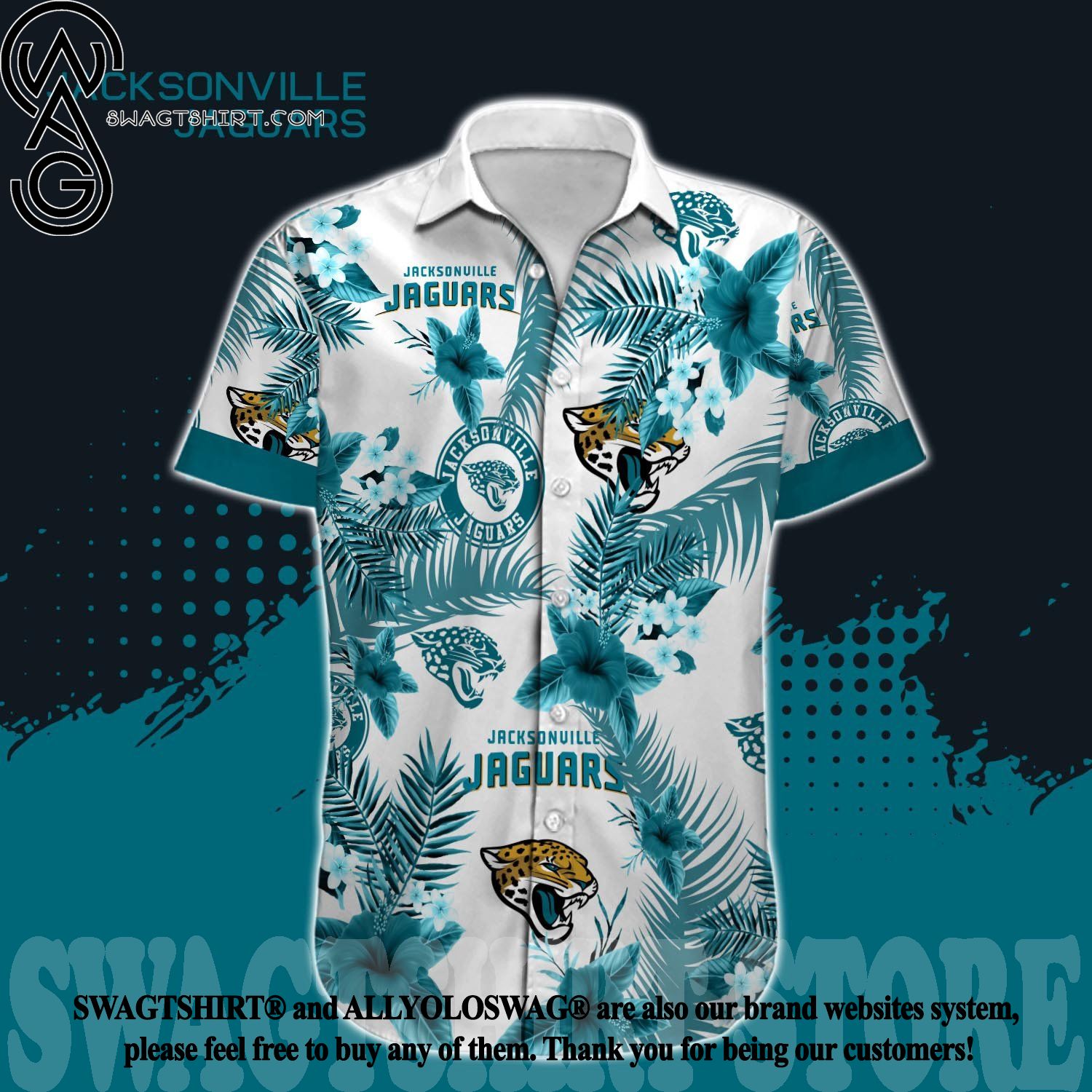 Jacksonville Jaguars Aloha Hawaiian Polo Shirt – SportsDexter