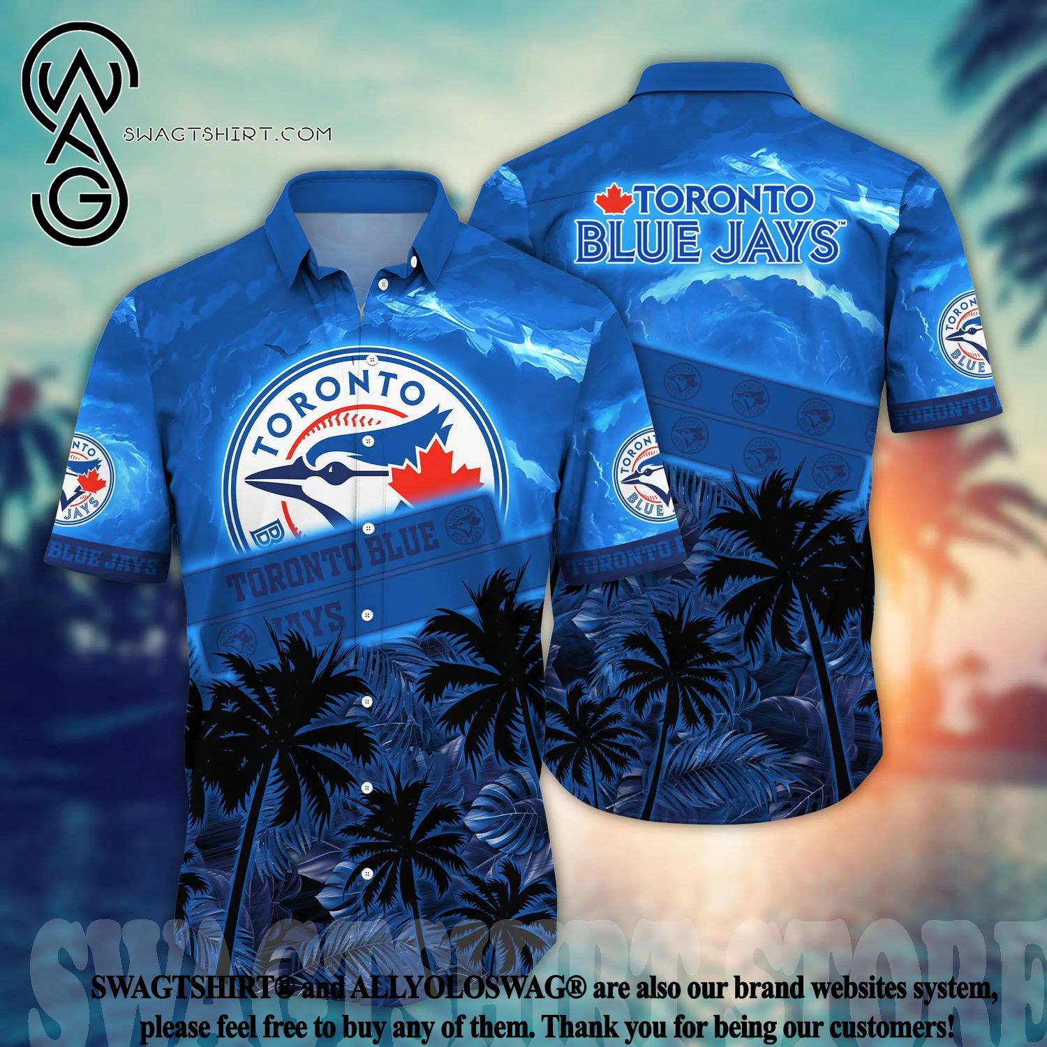 Best Selling Product] Toronto Blue Jays MLB Flower 3D All Over Print  Hawaiian Shirt