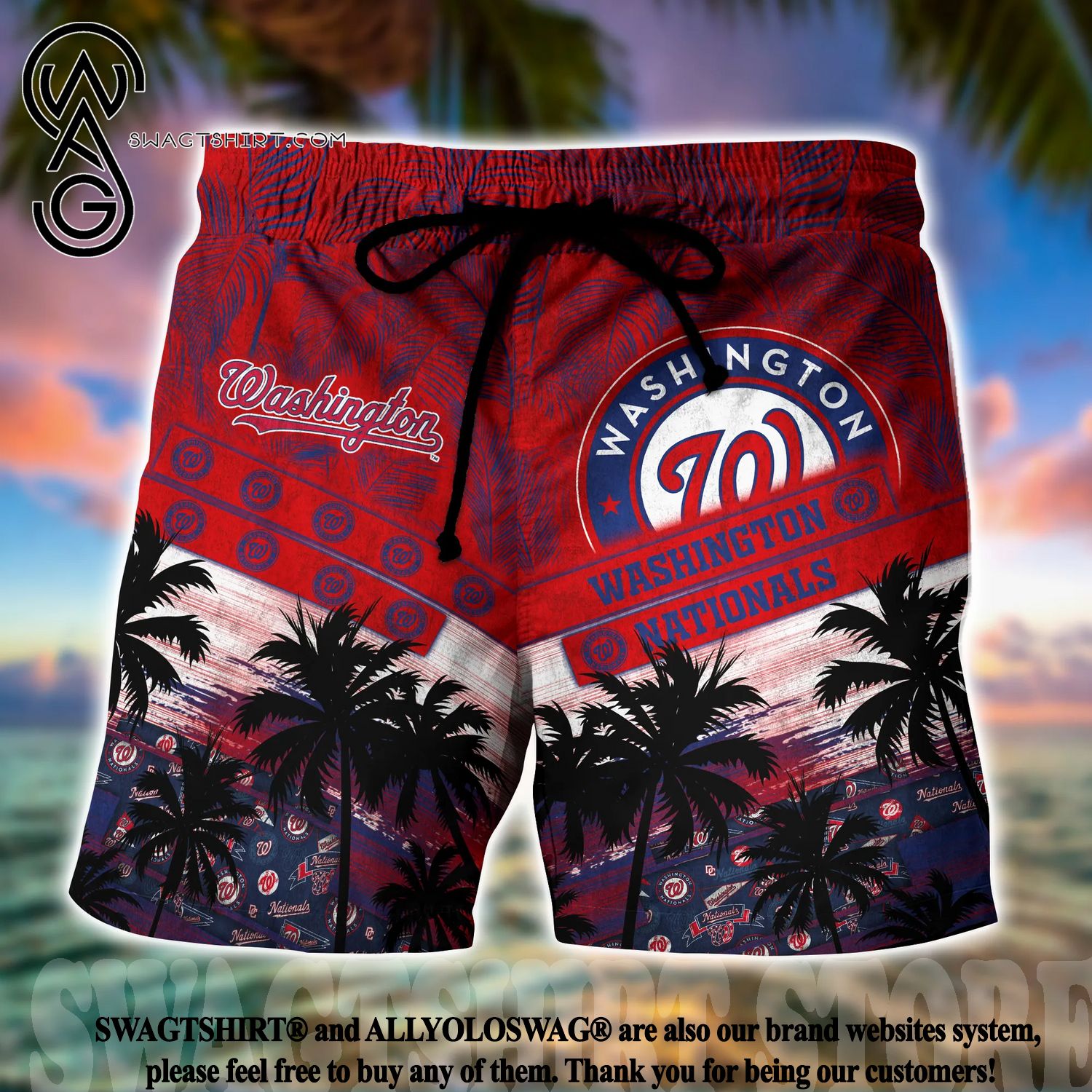 Washington Nationals MLB Trending Hawaiian Shirt And Shorts For