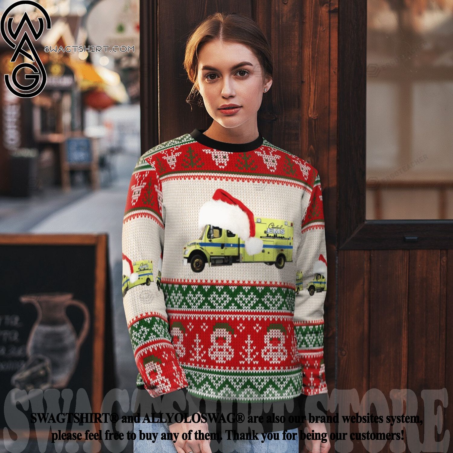 NFL Cleveland Browns Retailer Knitted Xmas Sweater For Men Women - Limotees