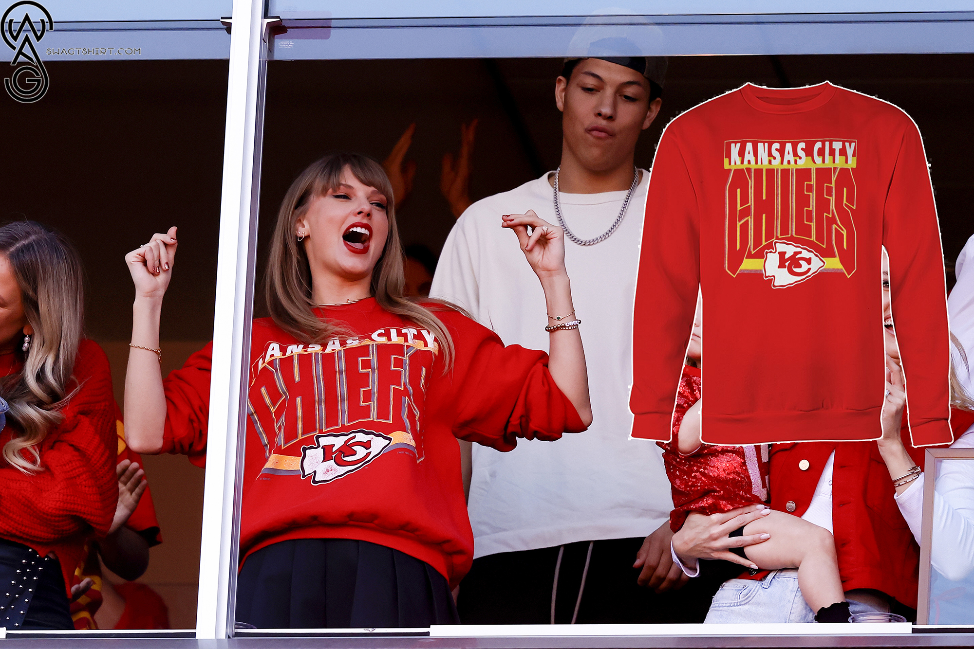 Taylor Swift's Game Day Glam Unveiling Her Stylish Outfit for Kansas City Chiefs vs. Los Angeles Chargers 2023